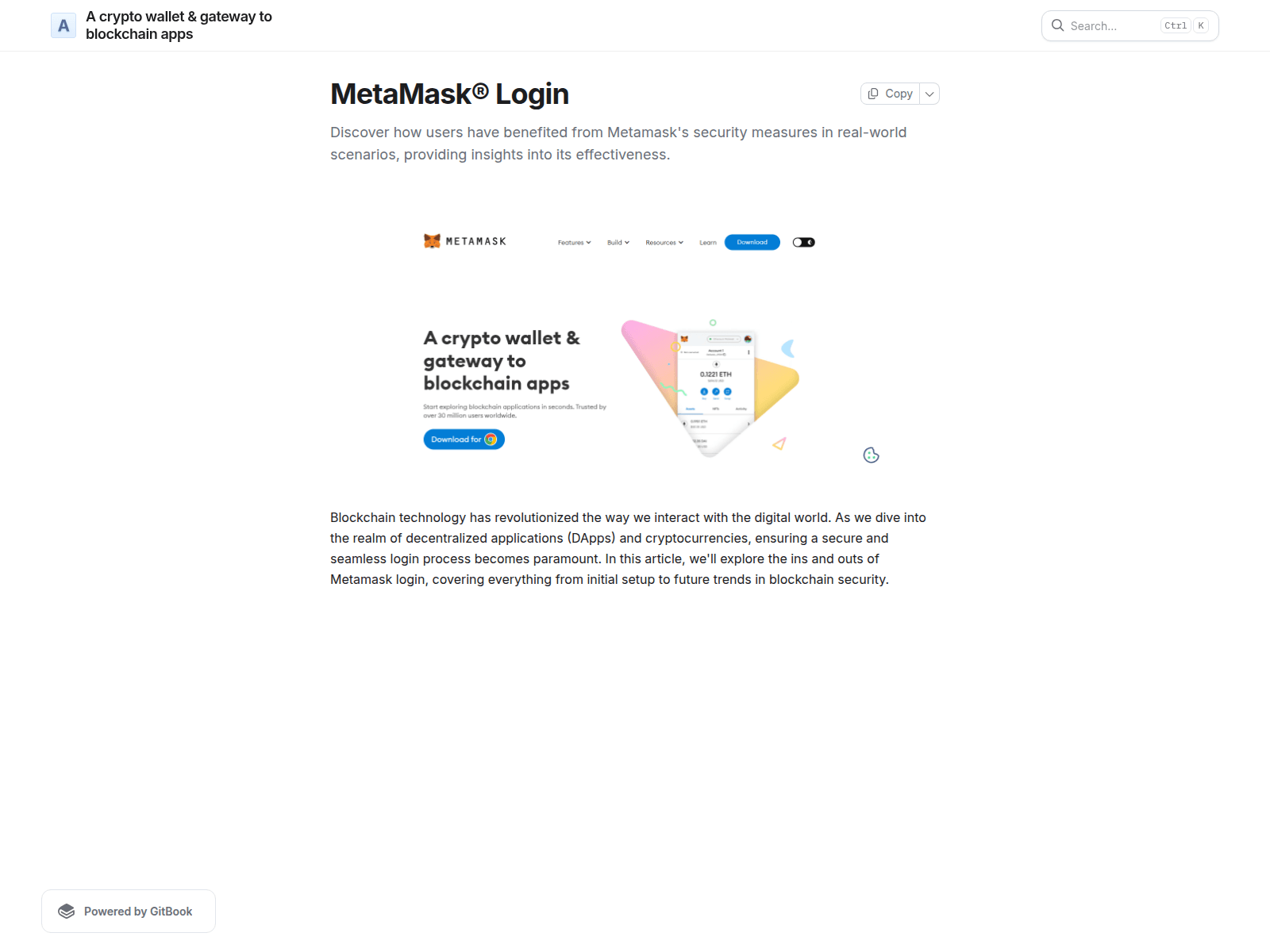Screenshot of metamcckklognikk.gitbook.io