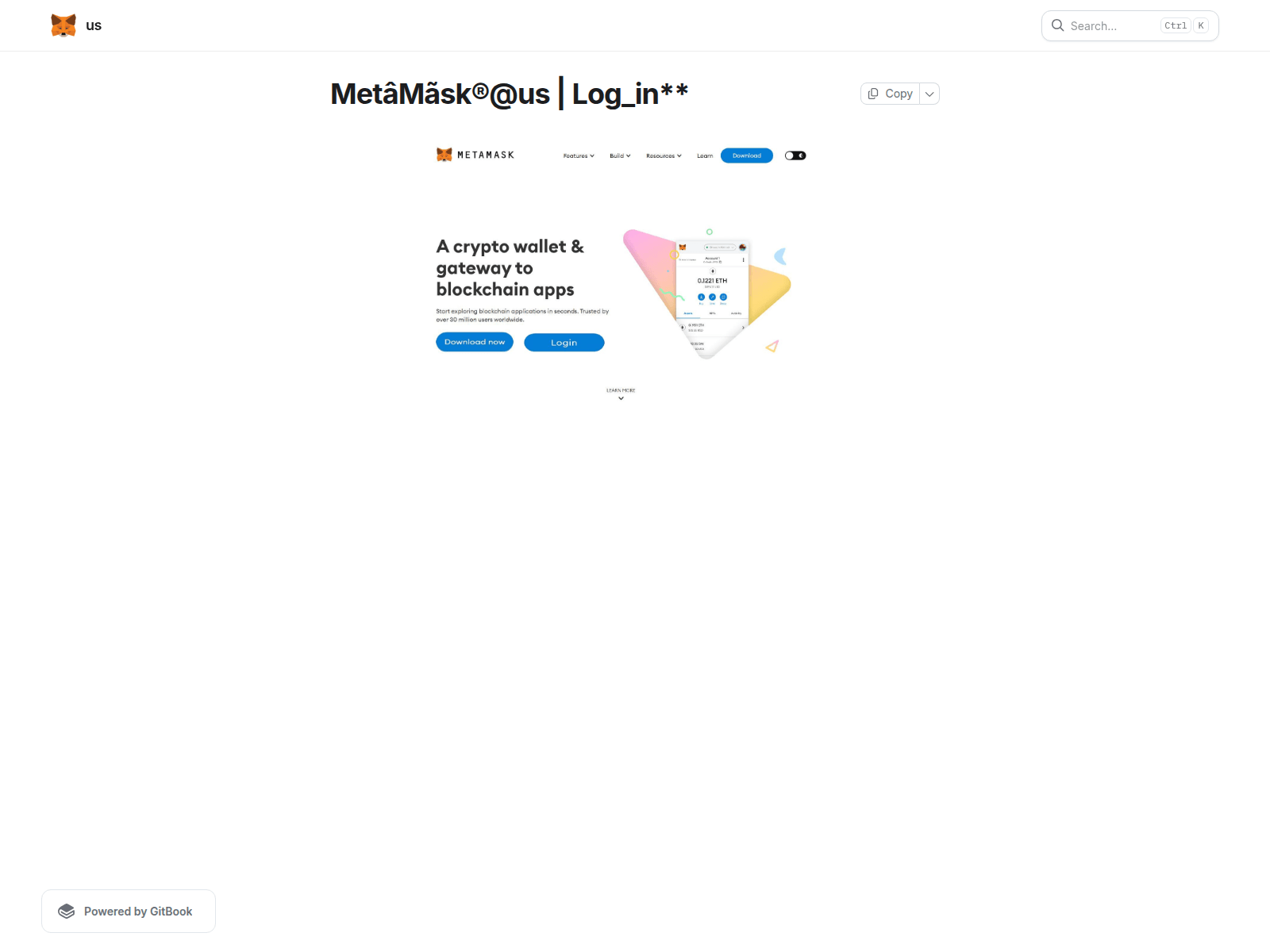 Screenshot of metamzklganl.gitbook.io