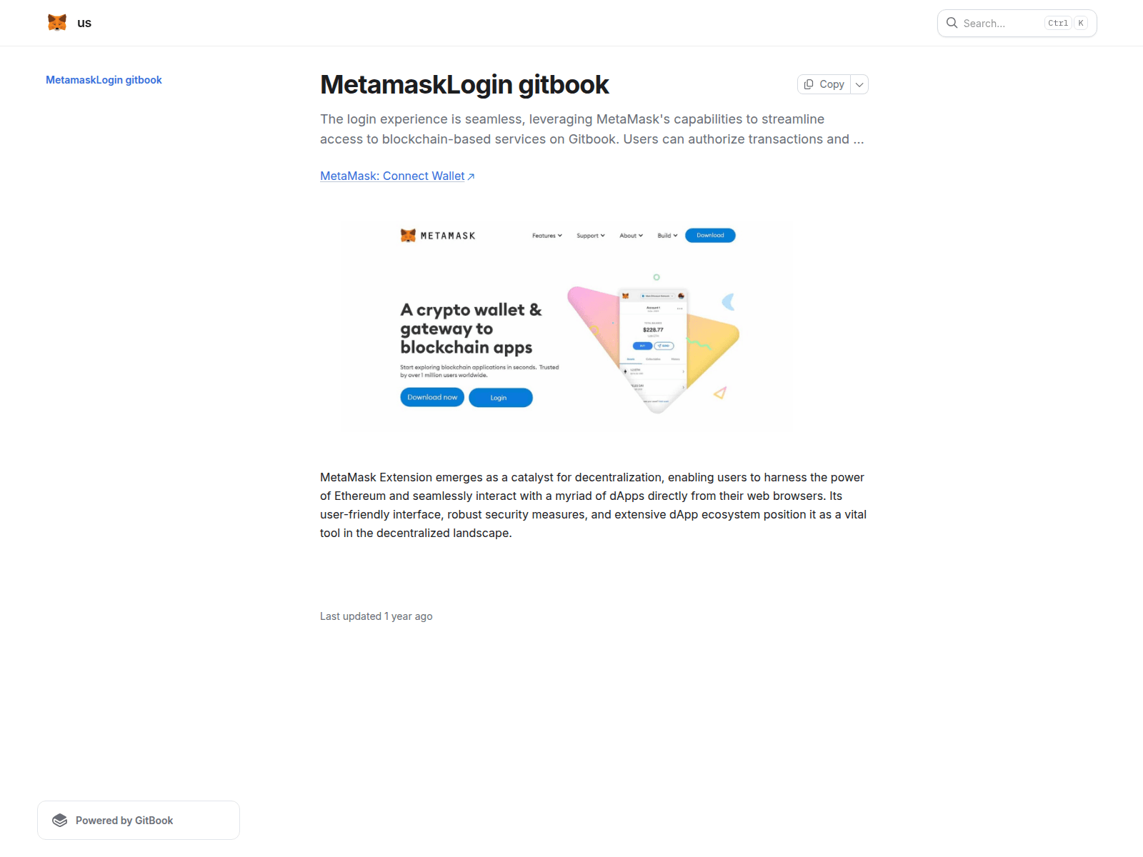 Forensic screenshot of logenmtamskorg.gitbook.io