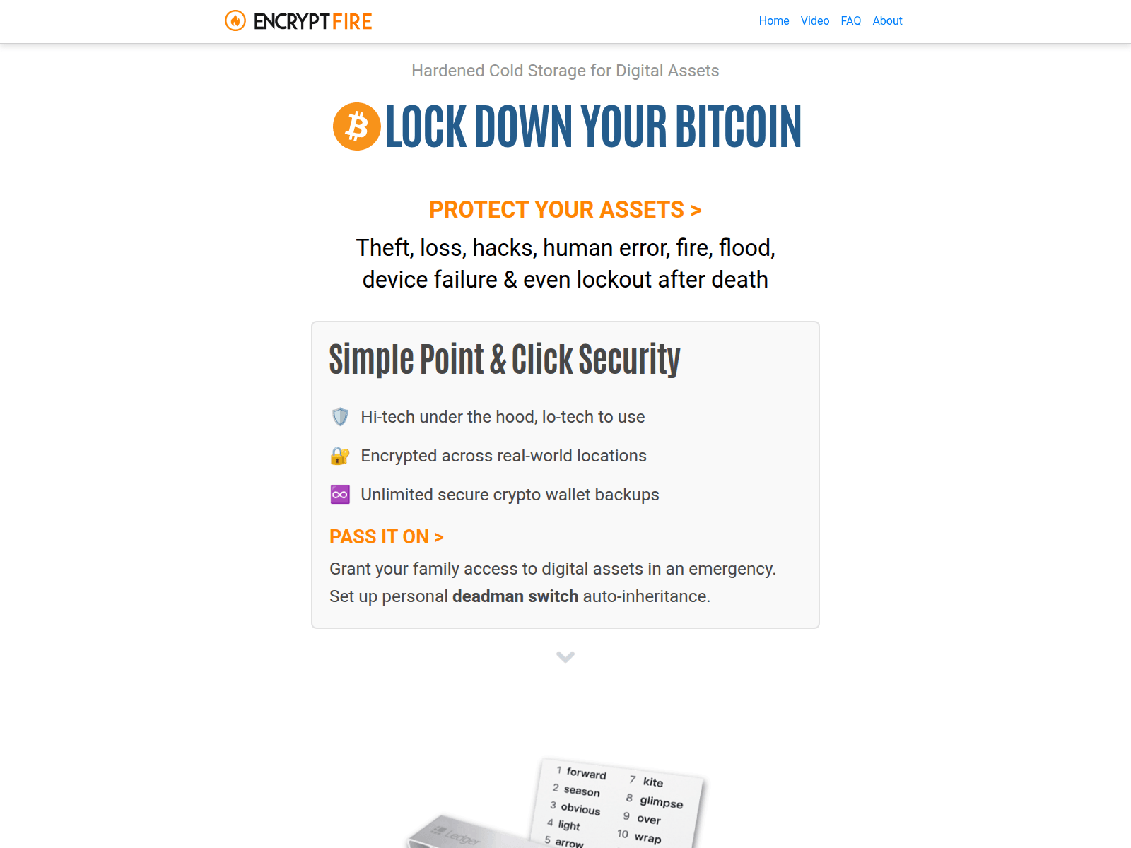 Screenshot of encryptfire.com