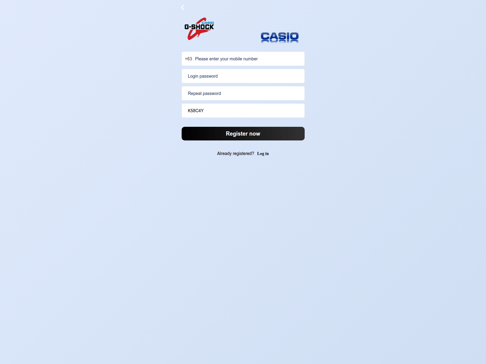 Forensic screenshot of bmcasio.com