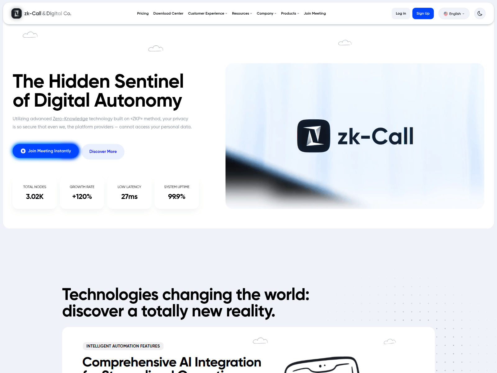 Forensic screenshot of zkcall.pro