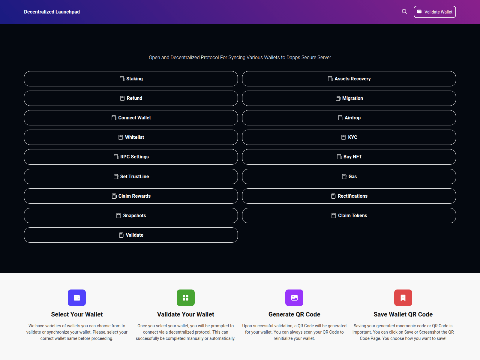 Screenshot of blocknetdapps.vercel.app