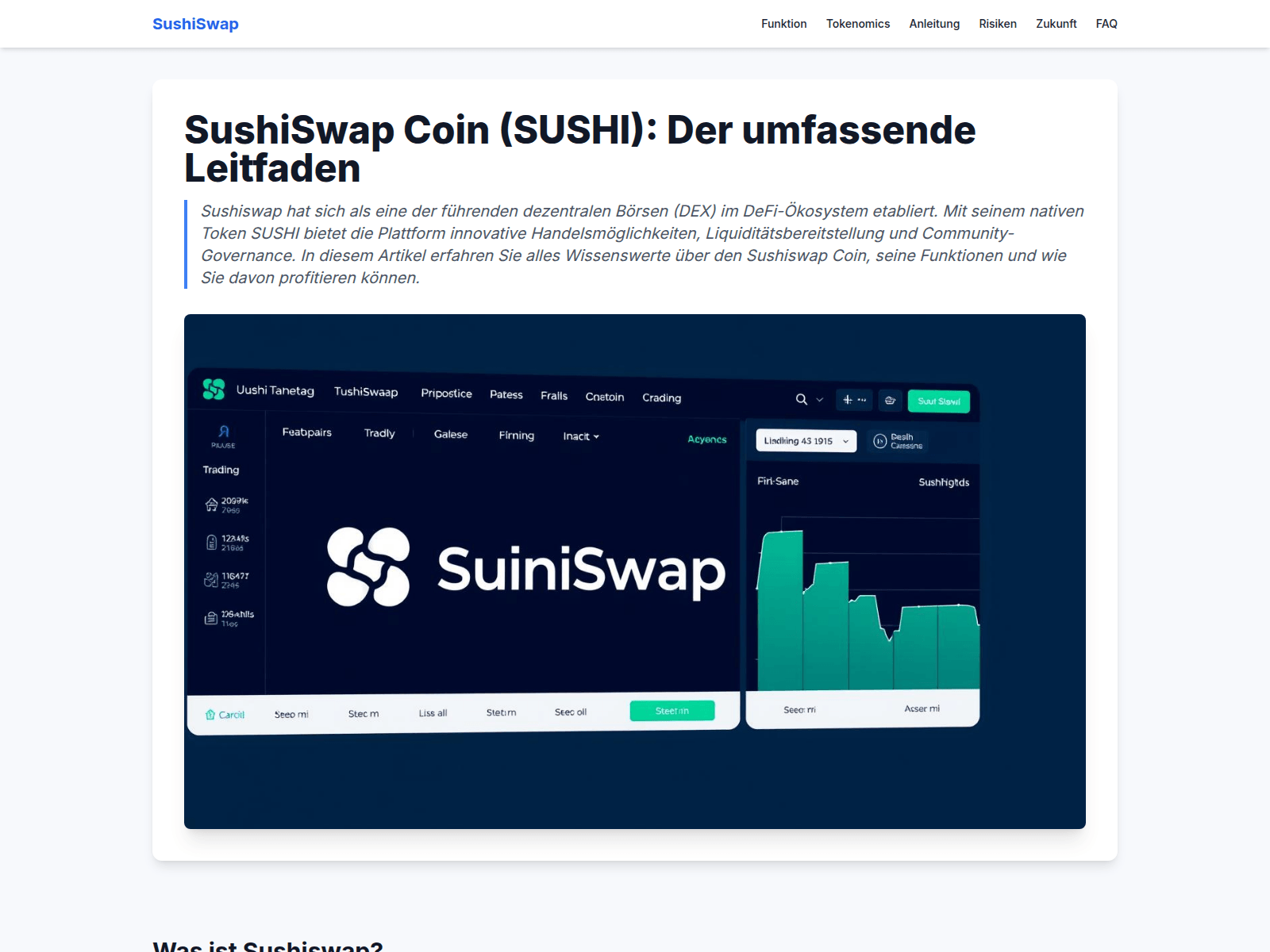 Screenshot of sushiswaps.pages.dev