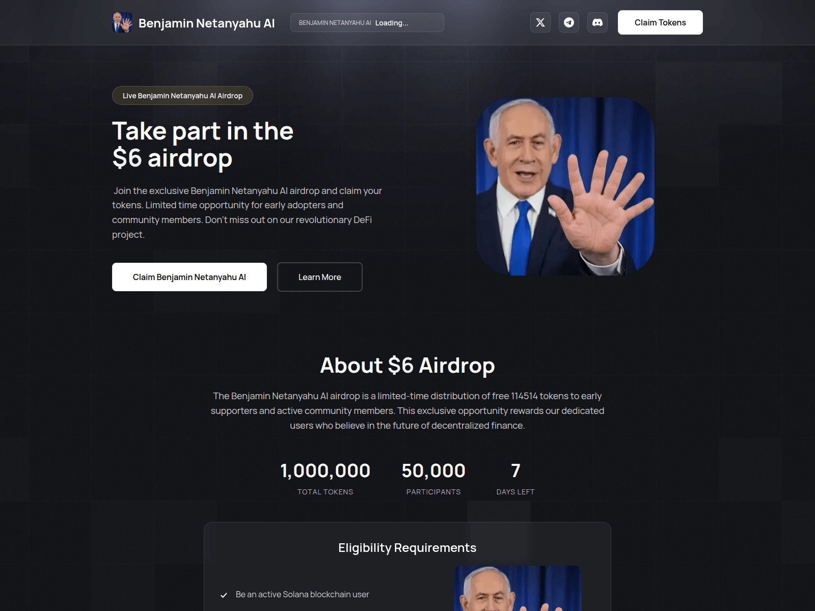 Screenshot of dex-tokenclaim.pages.dev
