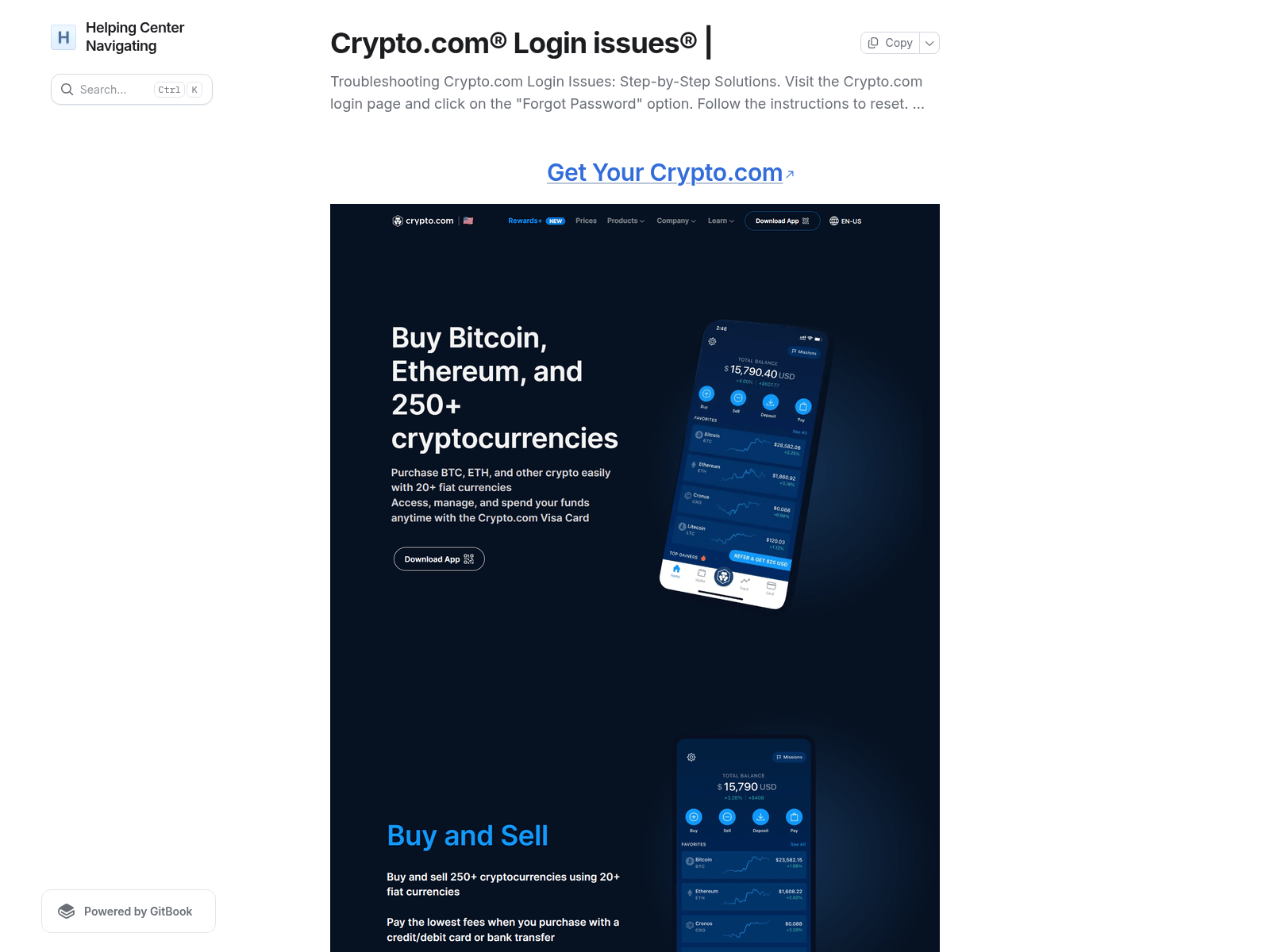 Forensic screenshot of aauth---g-sso-crypto--s-ap.gitbook.io