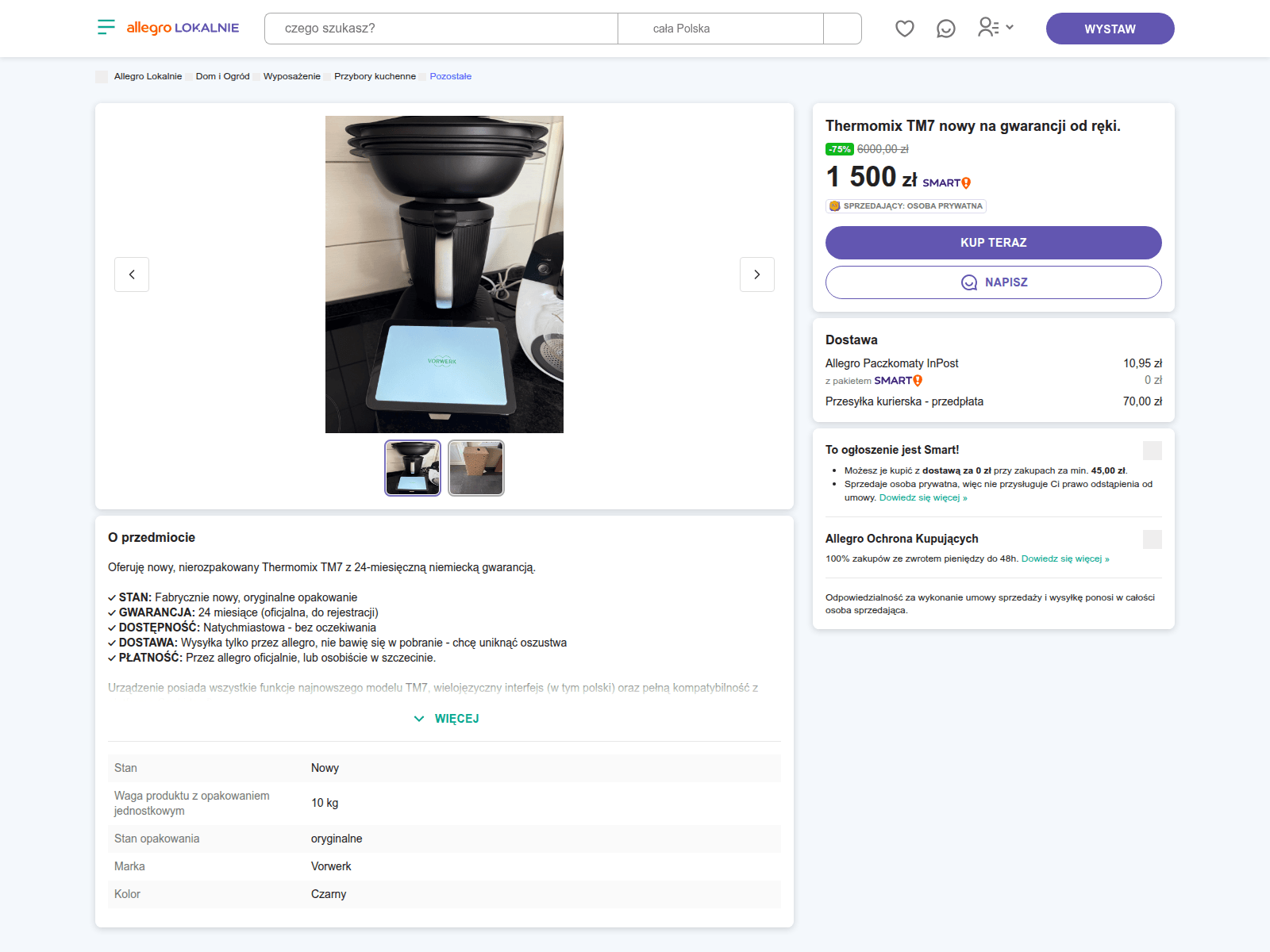 Screenshot of allegrolokalne.sbs