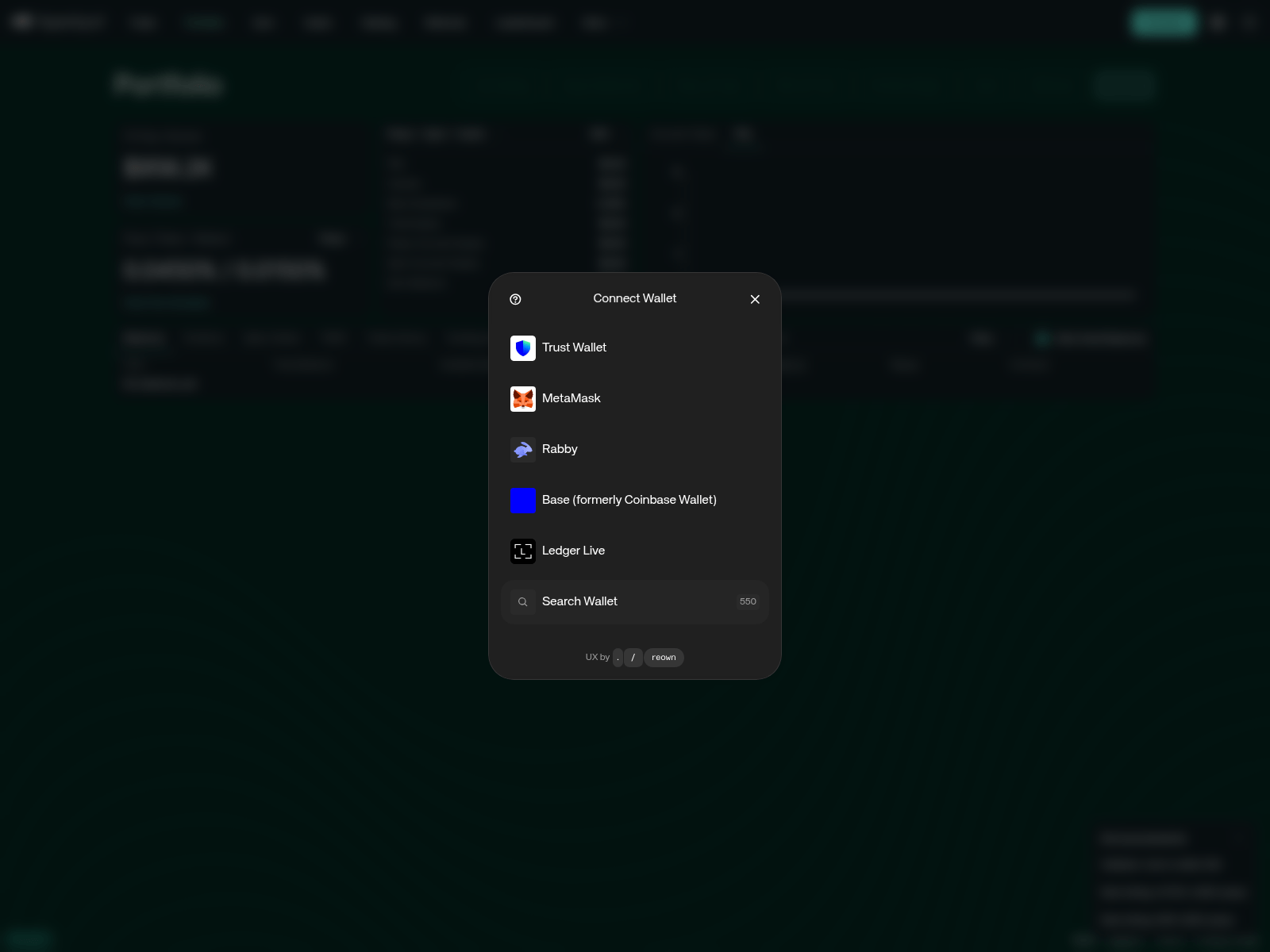 Screenshot of htyperliquid.xyz