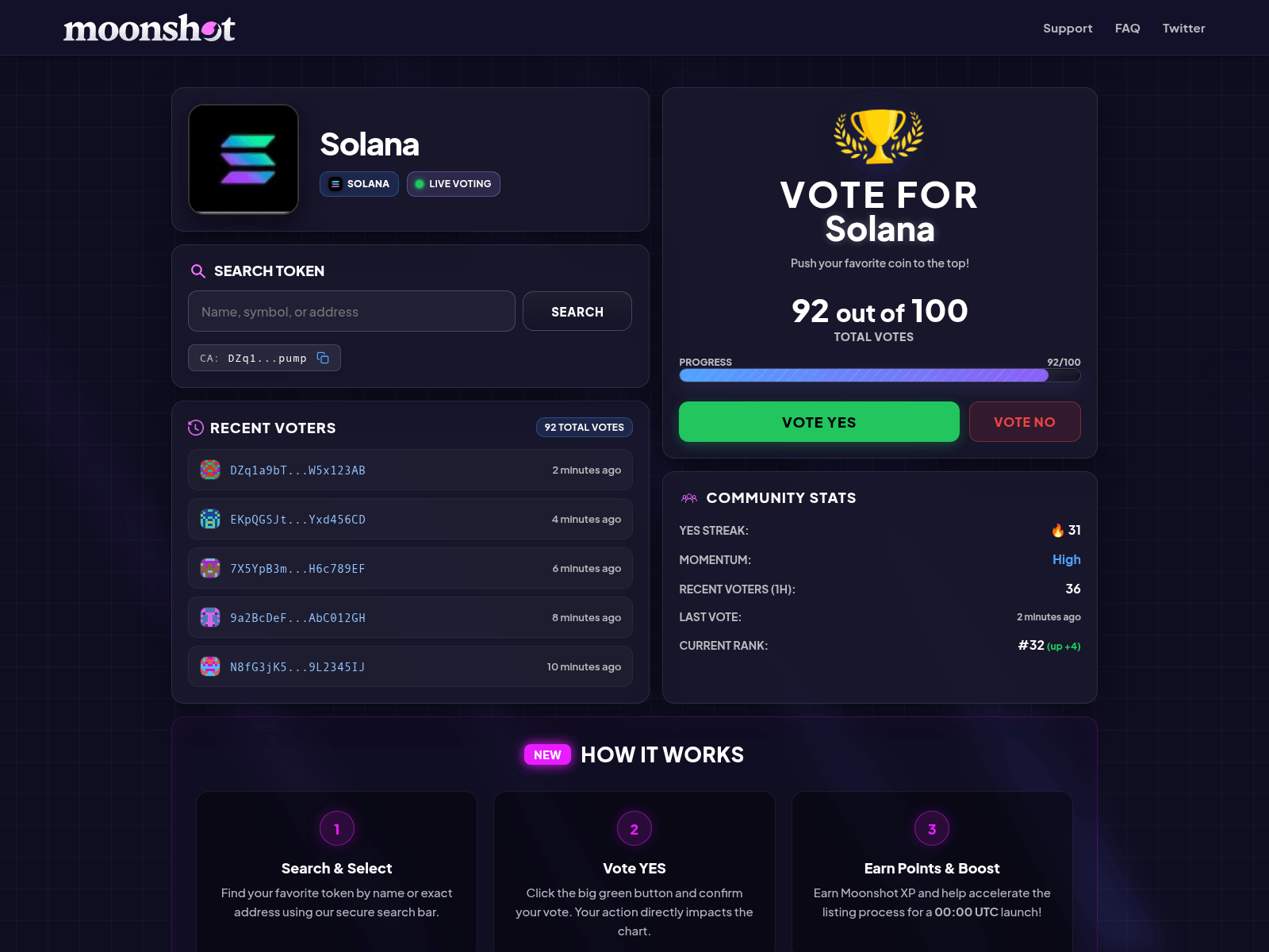 Forensic screenshot of moon-voting.live