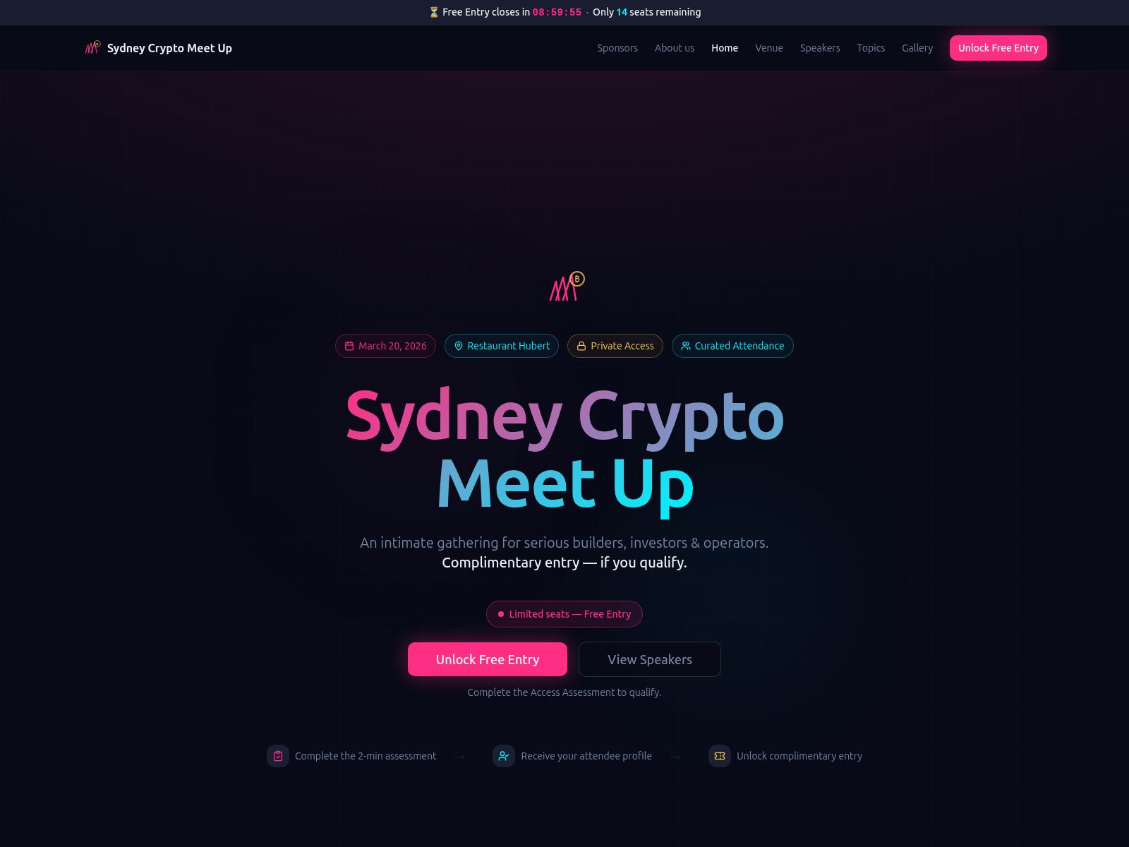 Screenshot of sydneymetup.com