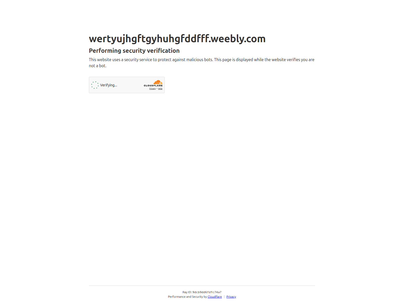 Forensic screenshot of wertyujhgftgyhuhgfddfff.weebly.com