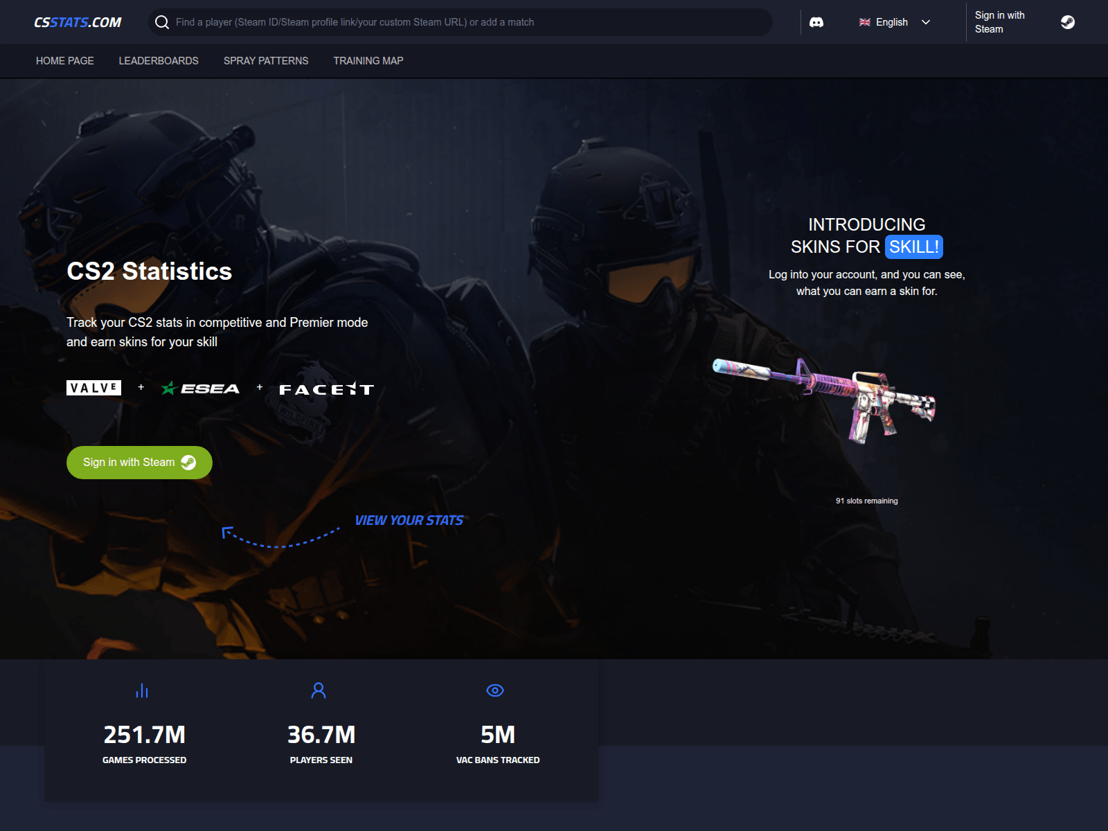 Forensic screenshot of cs2-stat.com