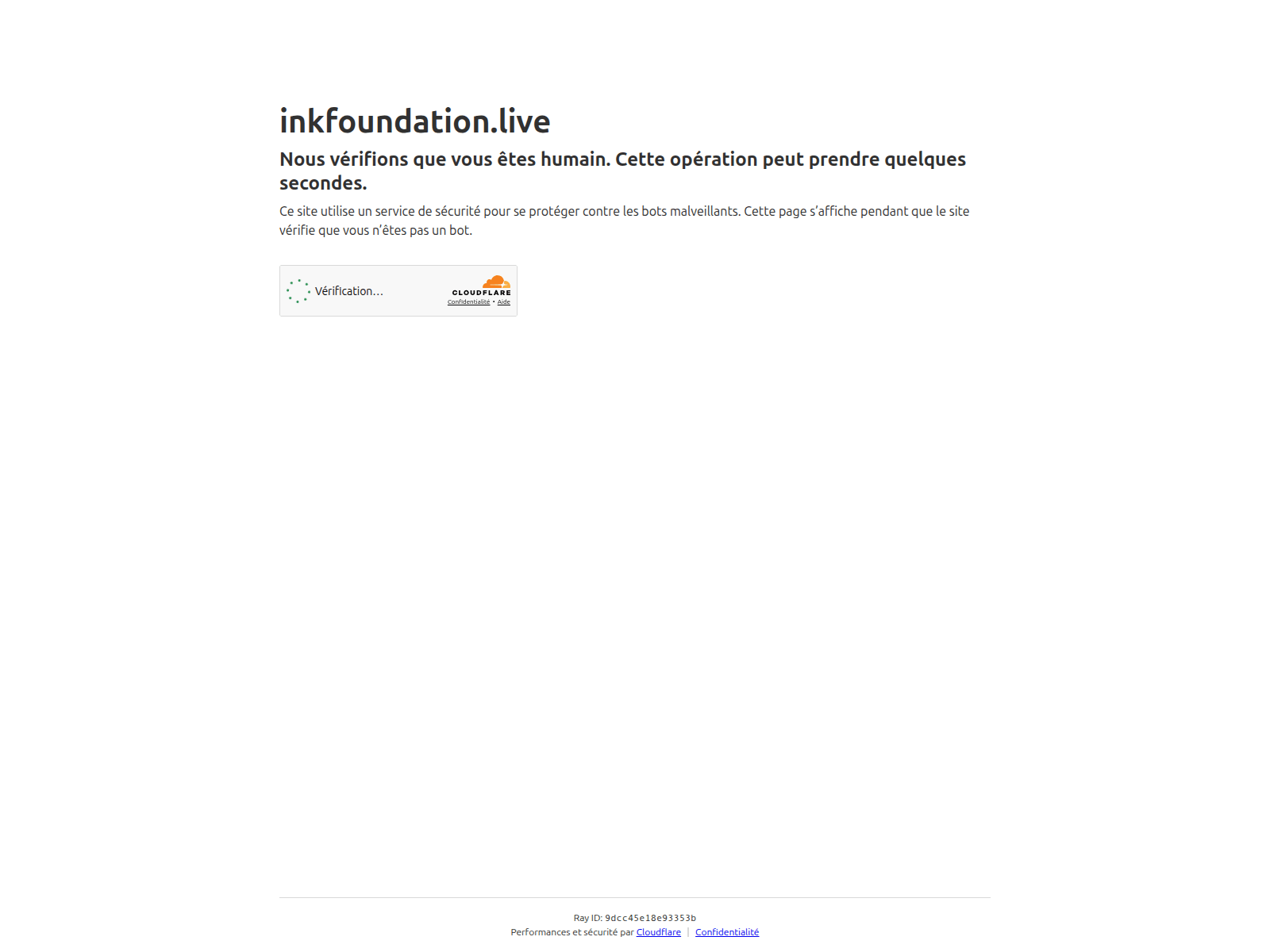 Screenshot of inkfoundation.live