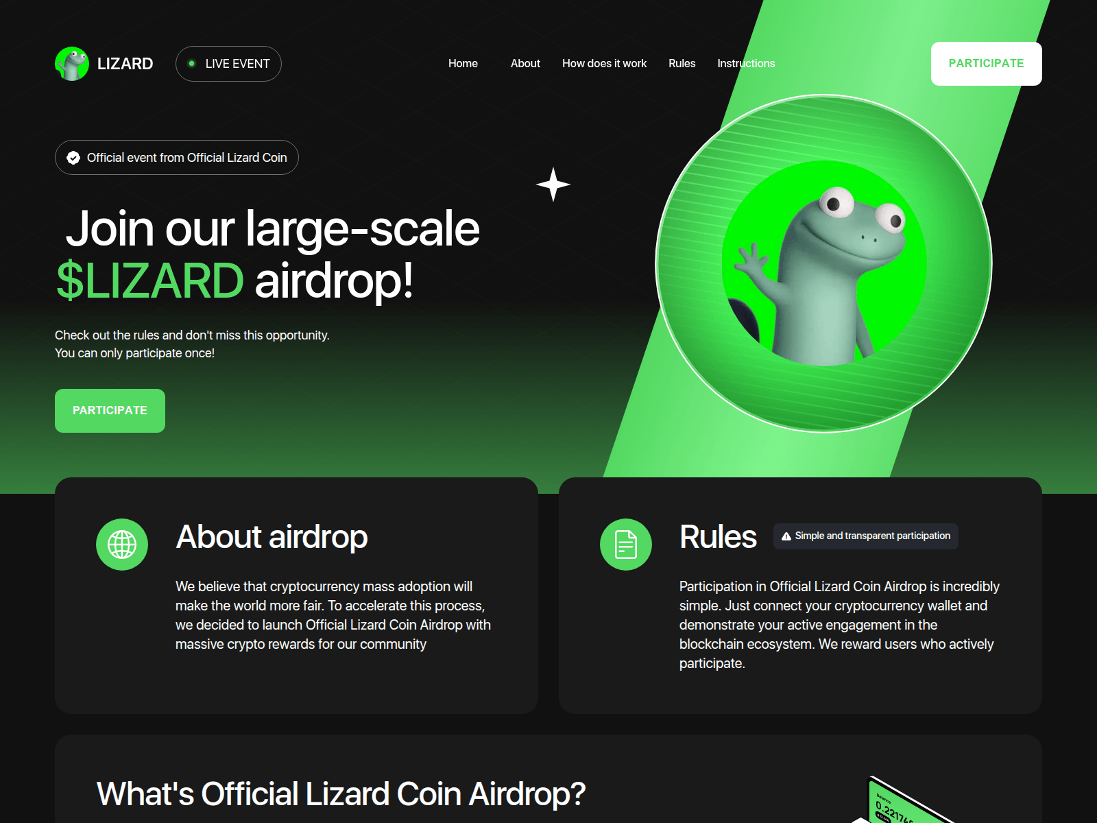 Screenshot of greenlizard.lol