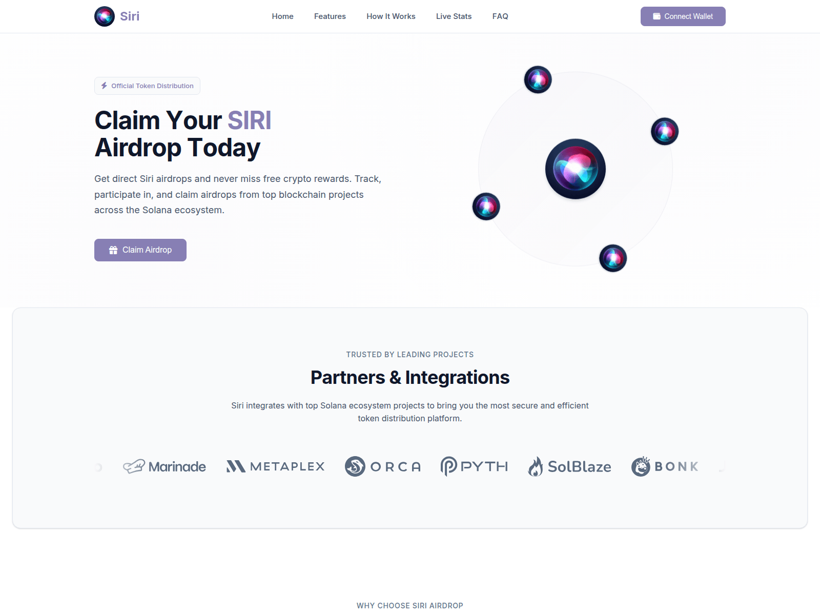 Screenshot of siricoin.lat