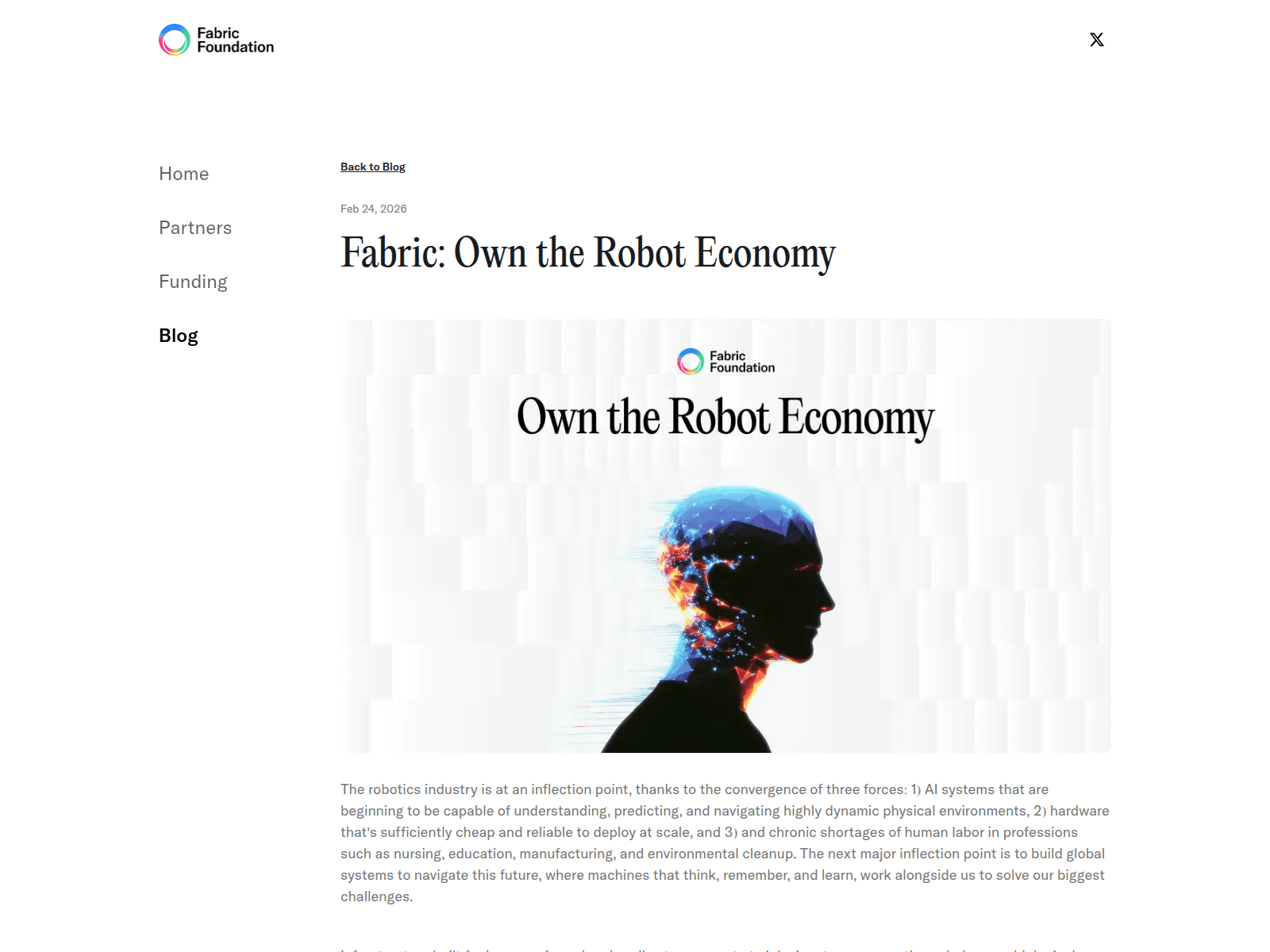 Screenshot of fabric-foundation.co