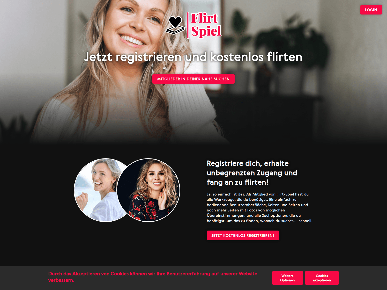 Forensic screenshot of flirt-spiel.de