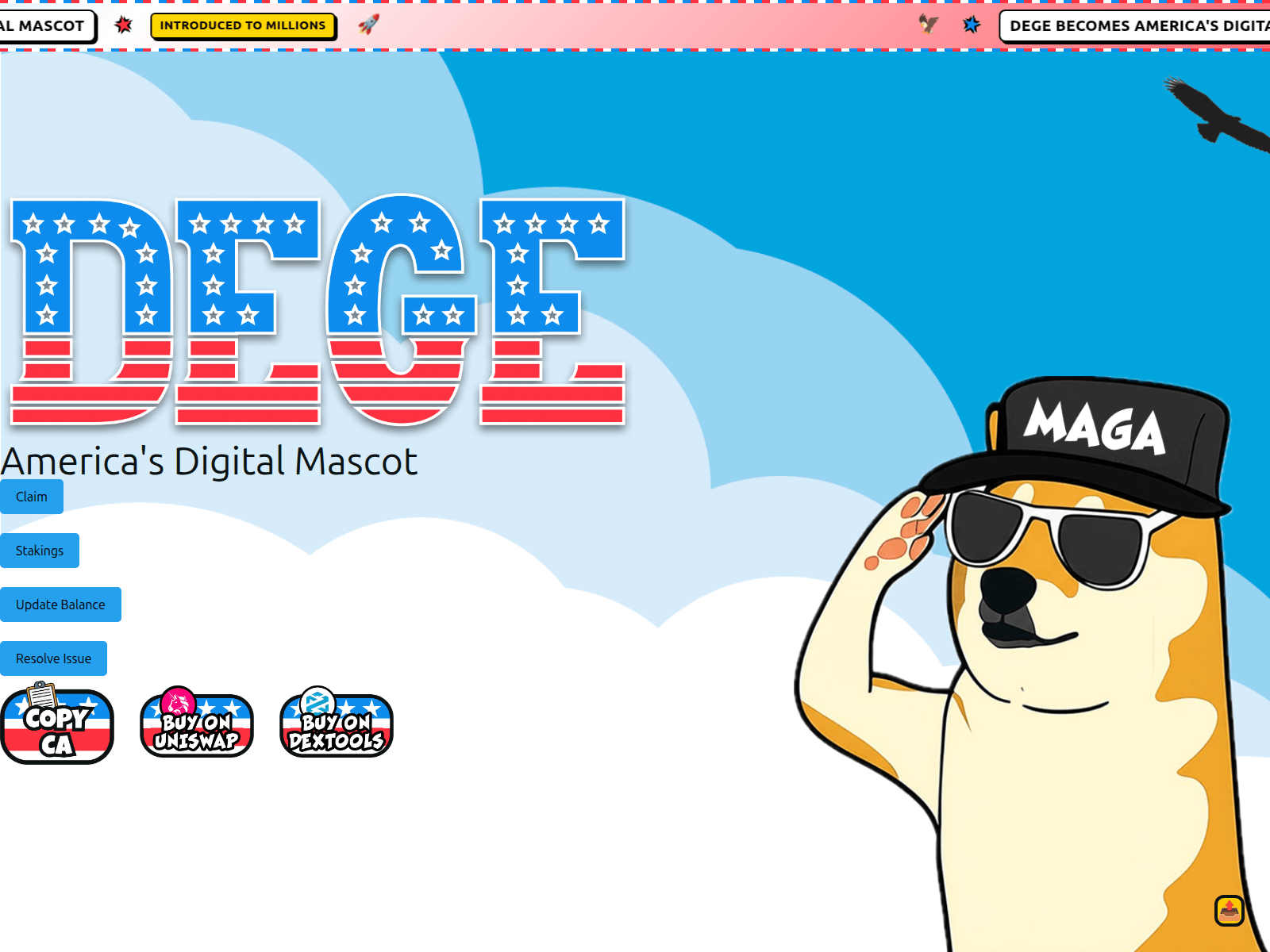 Screenshot of m-degecoin.pages.dev