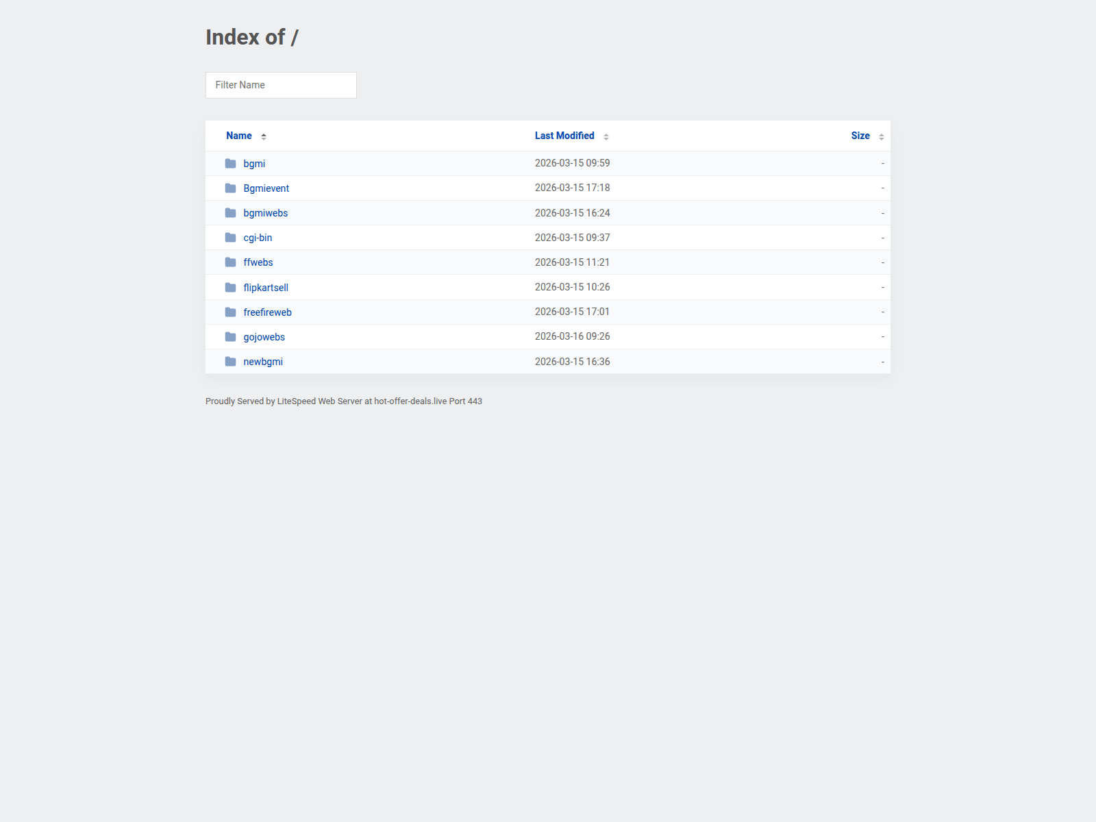 Forensic screenshot of hot-offer-deals.live