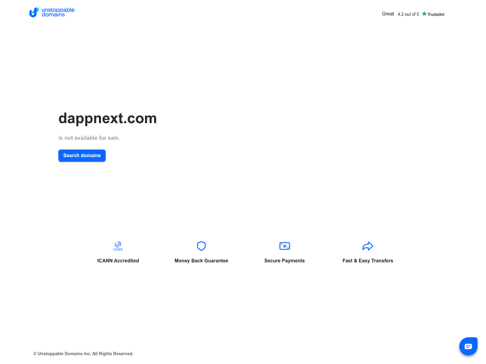 Forensic screenshot of dappnext.com