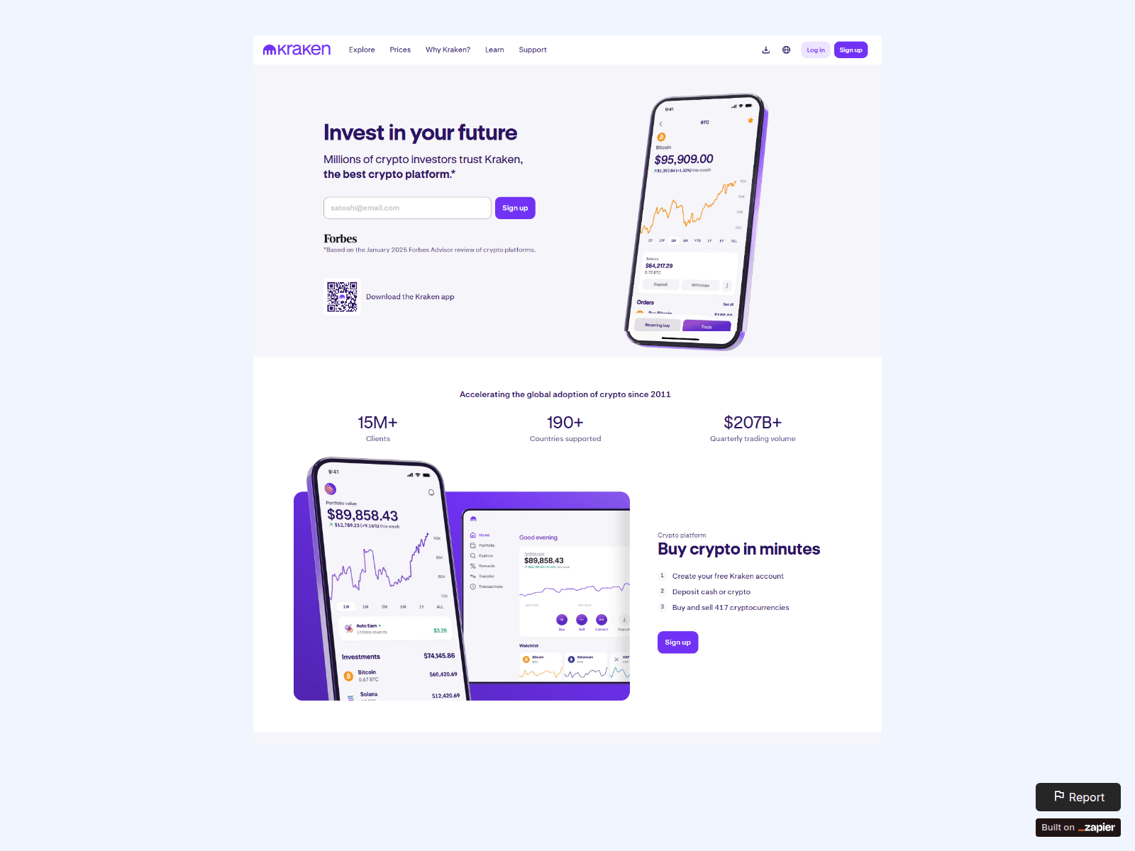 Forensic screenshot of home-pro-com.zapier.app