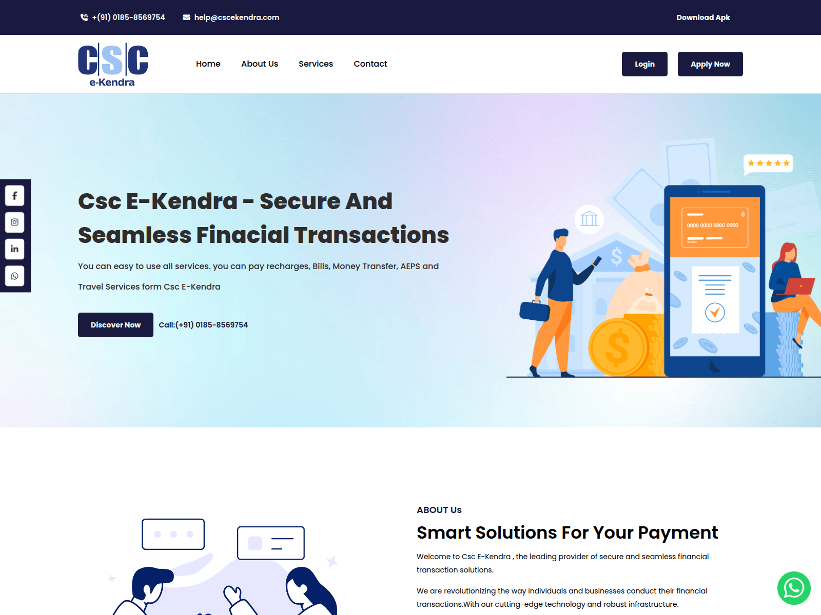 Forensic screenshot of cscekendra.com