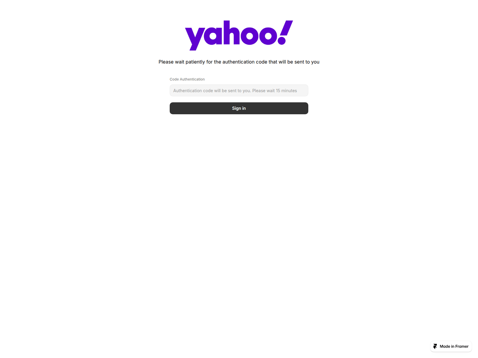 Screenshot of yummy-experience-599824.framer.app