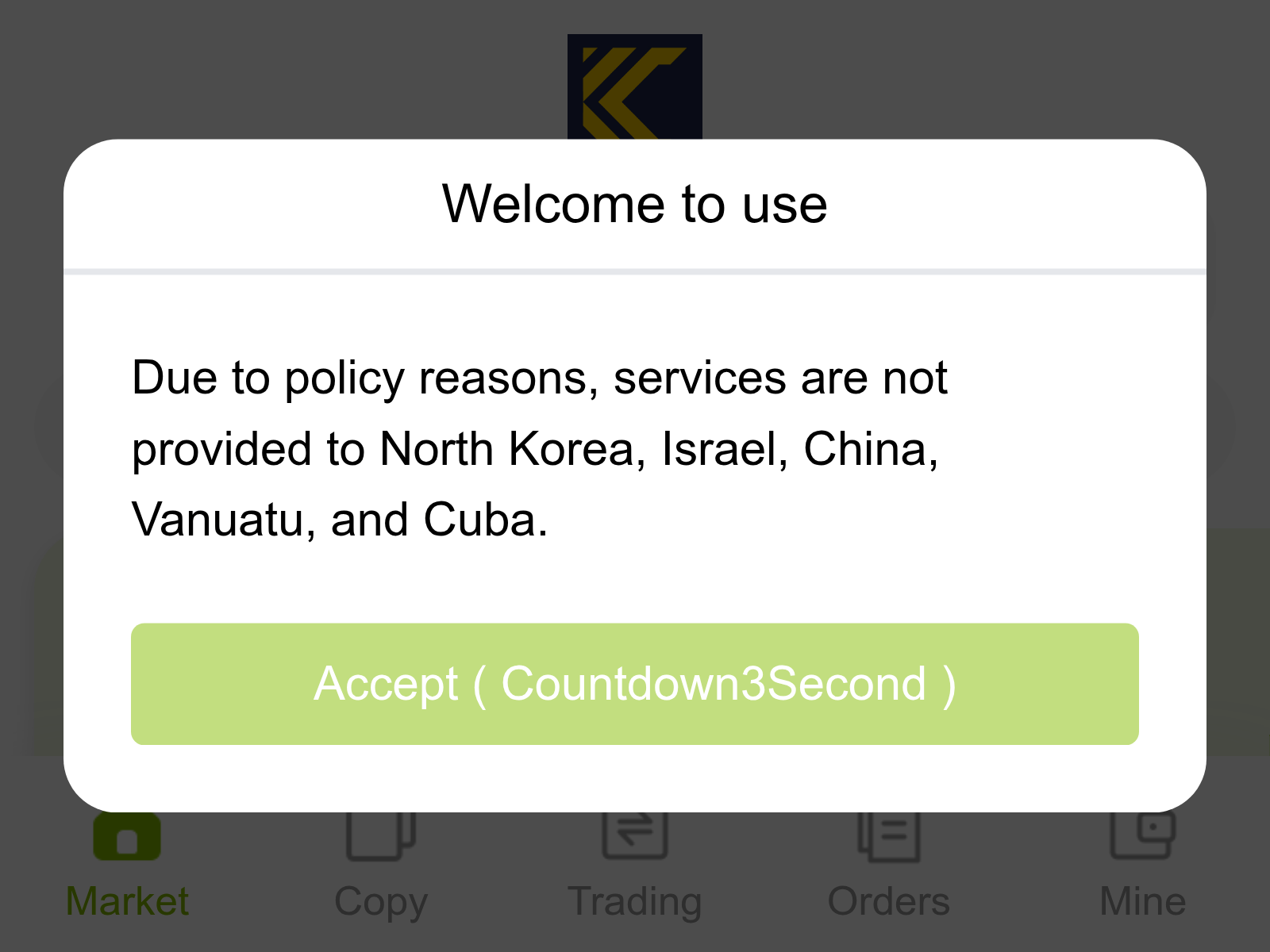 Forensic screenshot of m.cxminvest.cc
