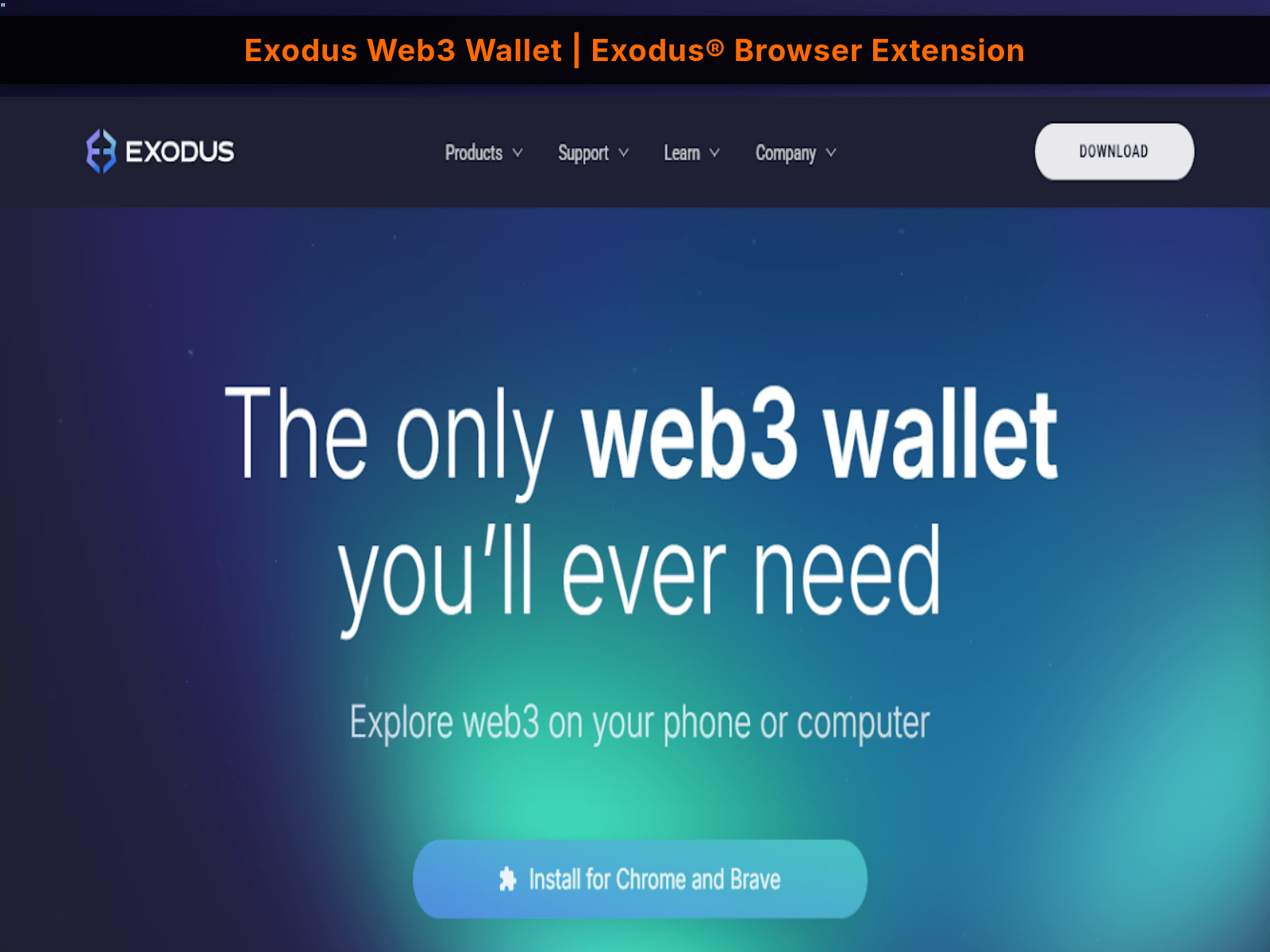 Forensic screenshot of xodus-web3-wallet.pages.dev