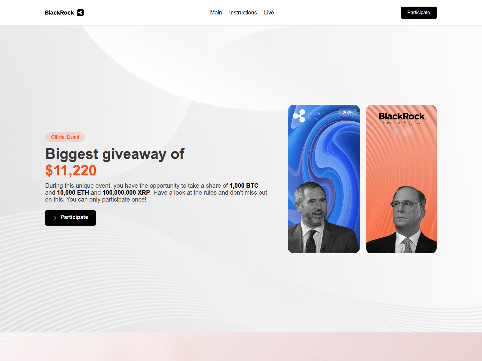 Screenshot of partnership2026.com