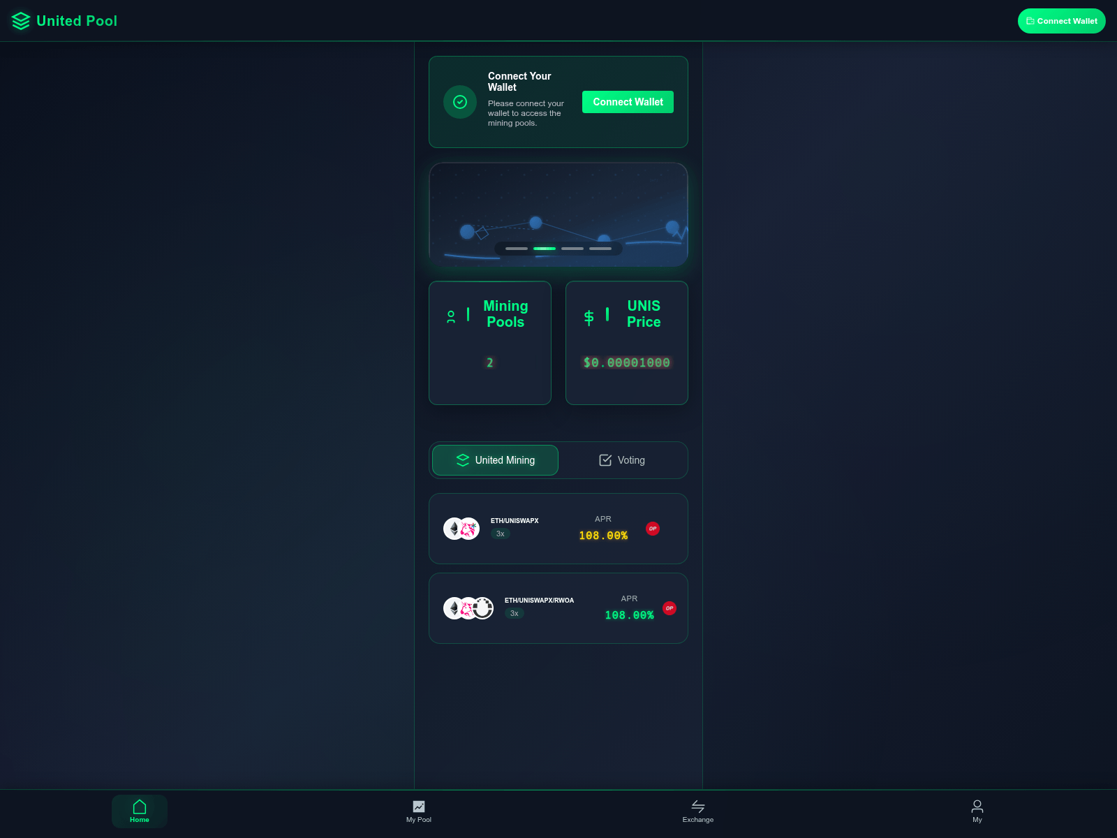 Forensic screenshot of unionpool.me