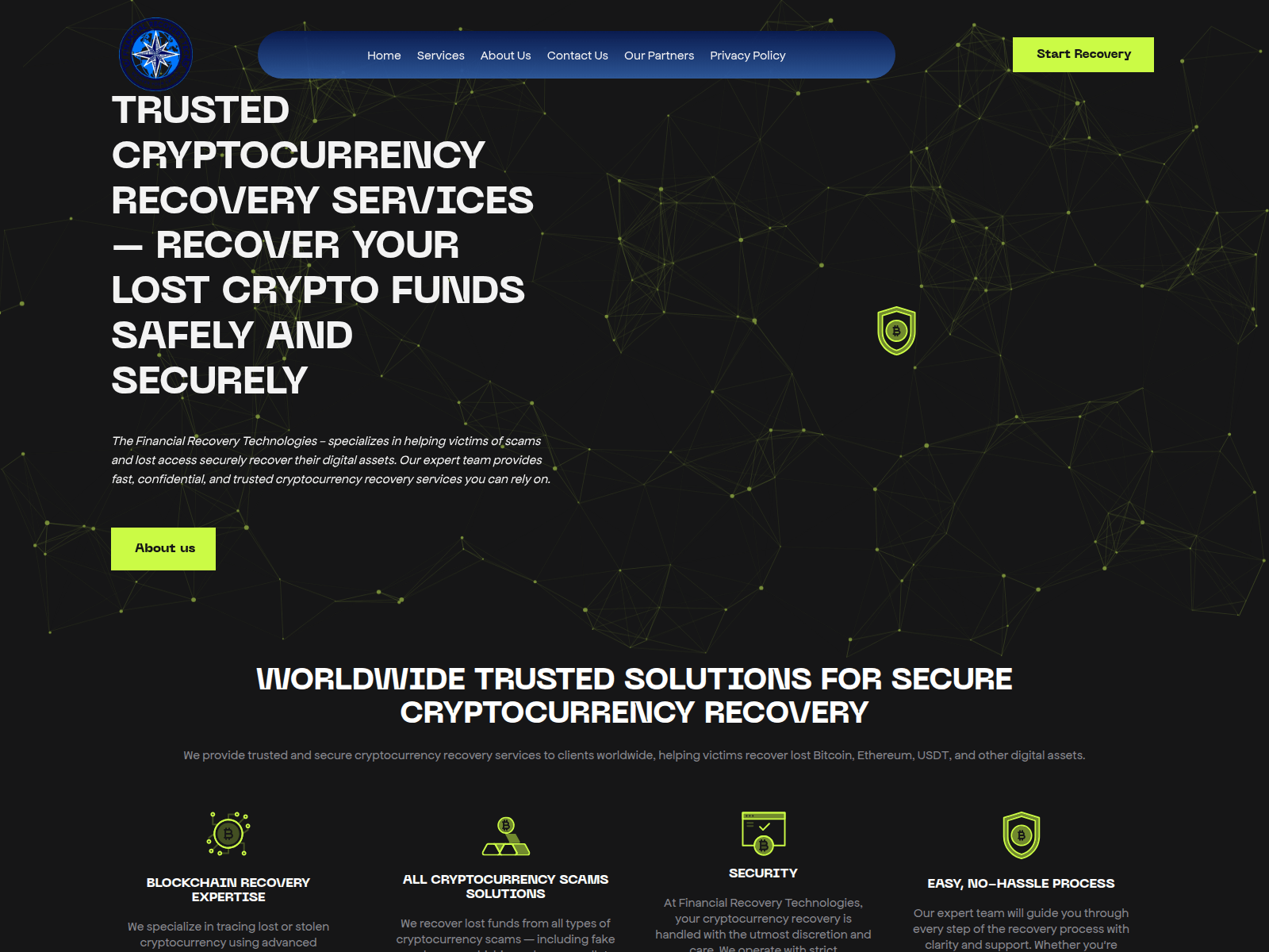 Screenshot of finrectech.org