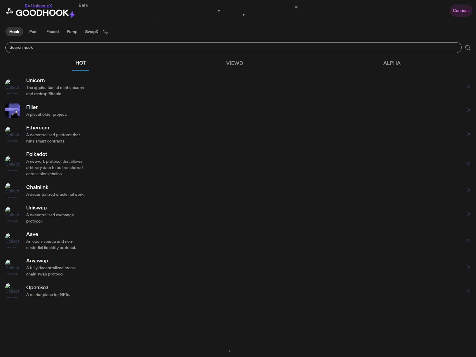 Screenshot of goodhook.box