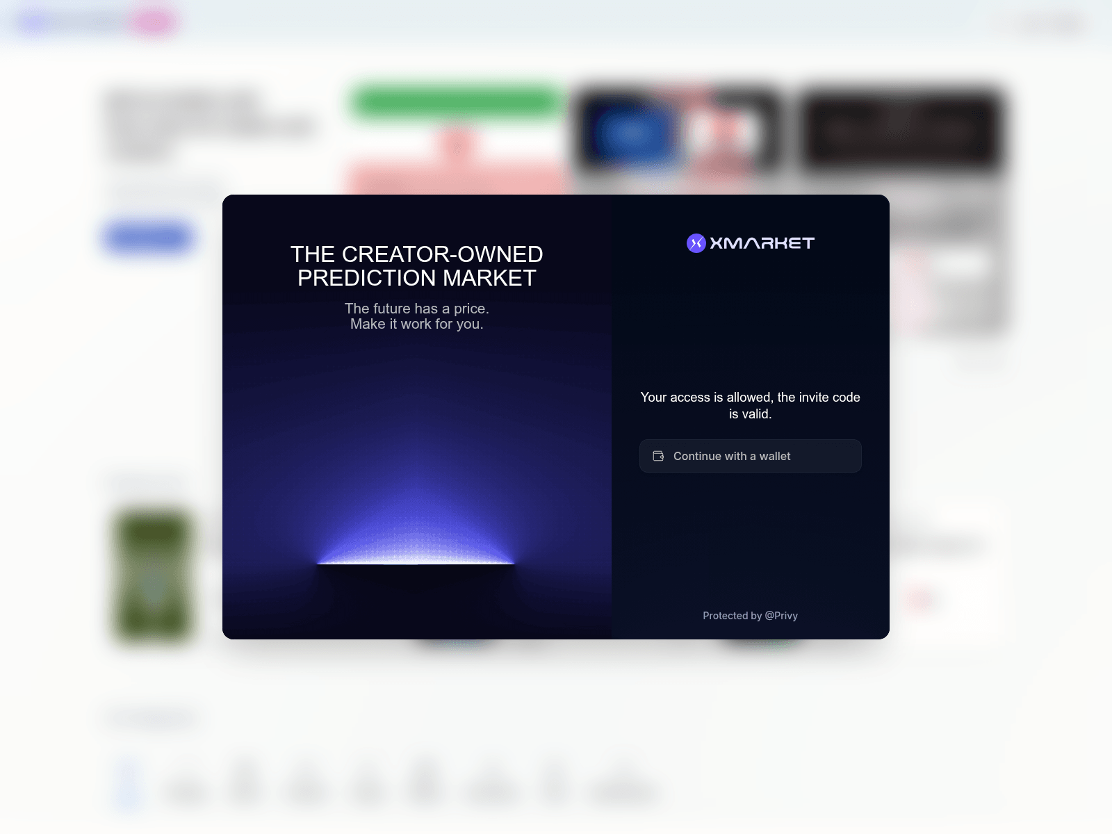Forensic screenshot of xmarket.ngrok.app