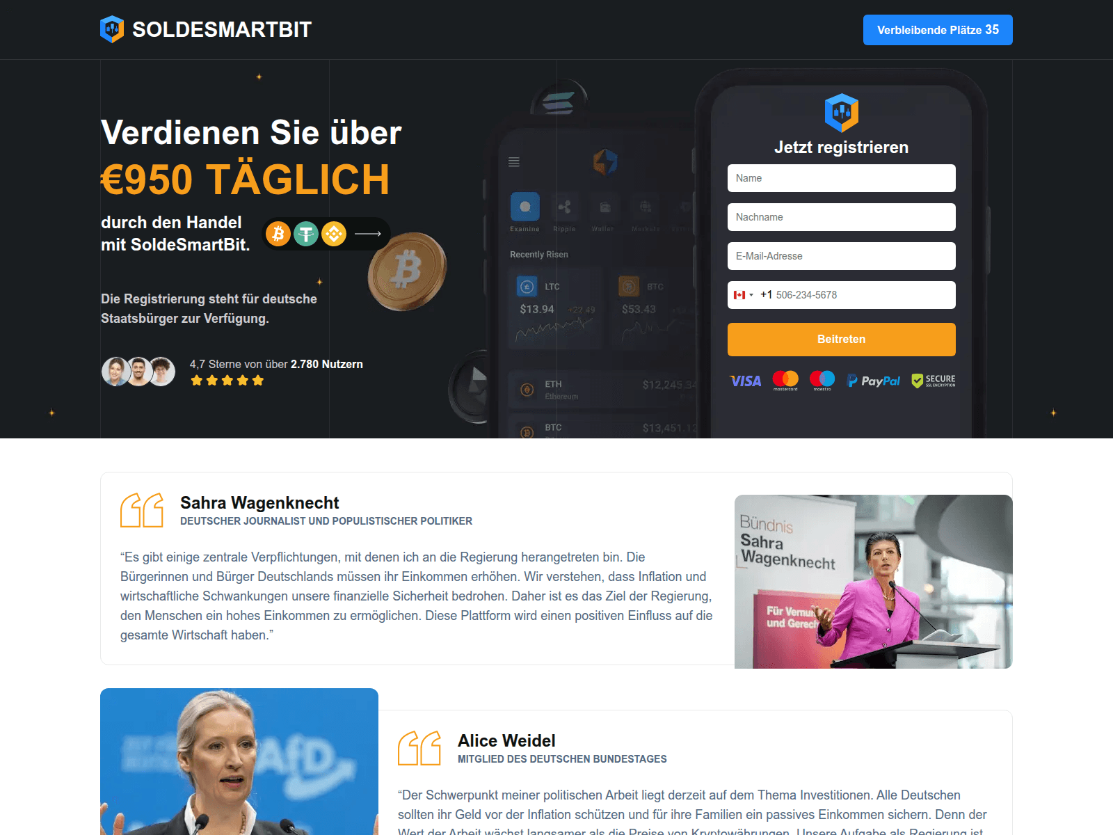 Forensic screenshot of soldesmartbit.net