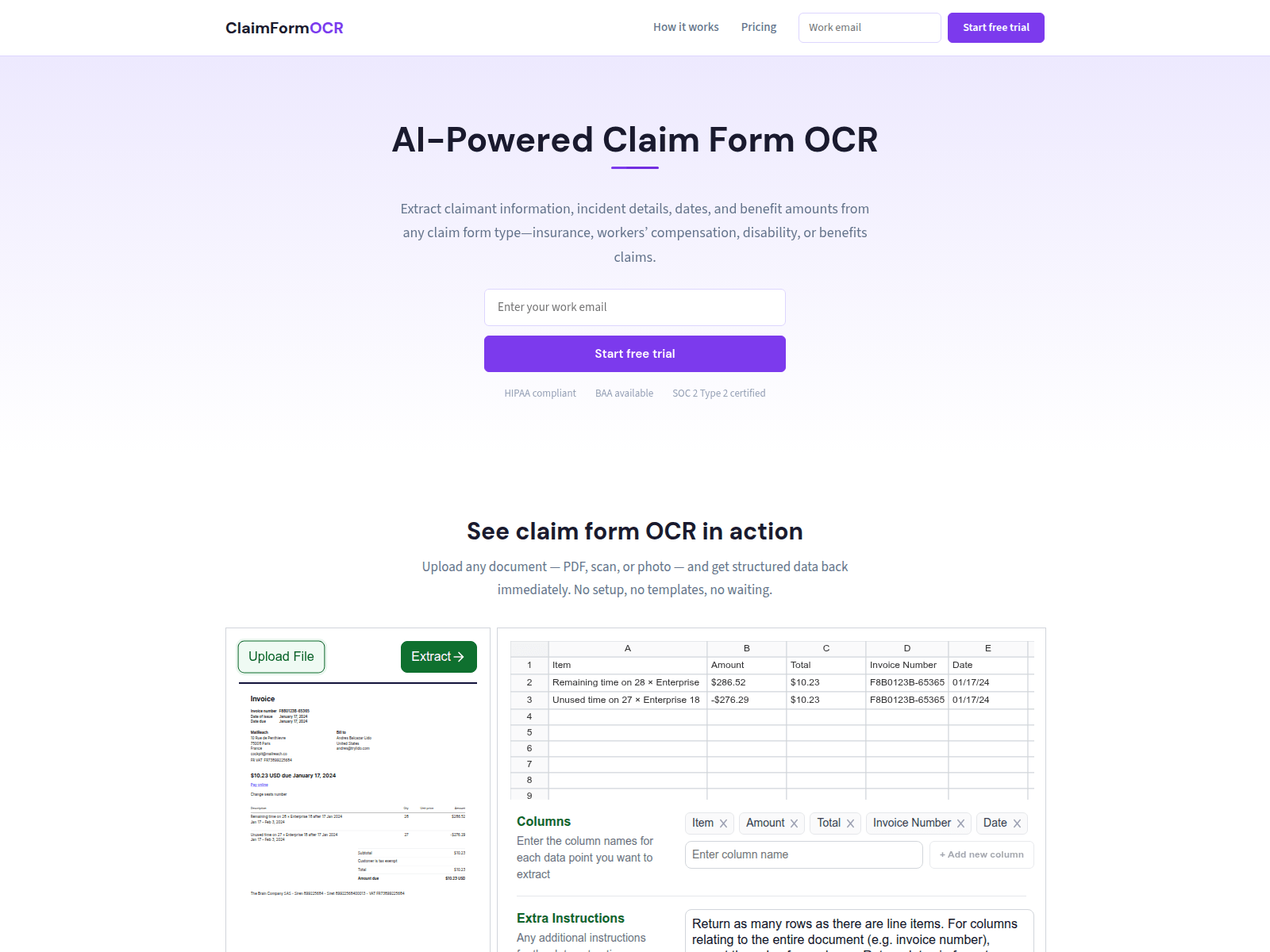 Forensic screenshot of www.claimformocr.com