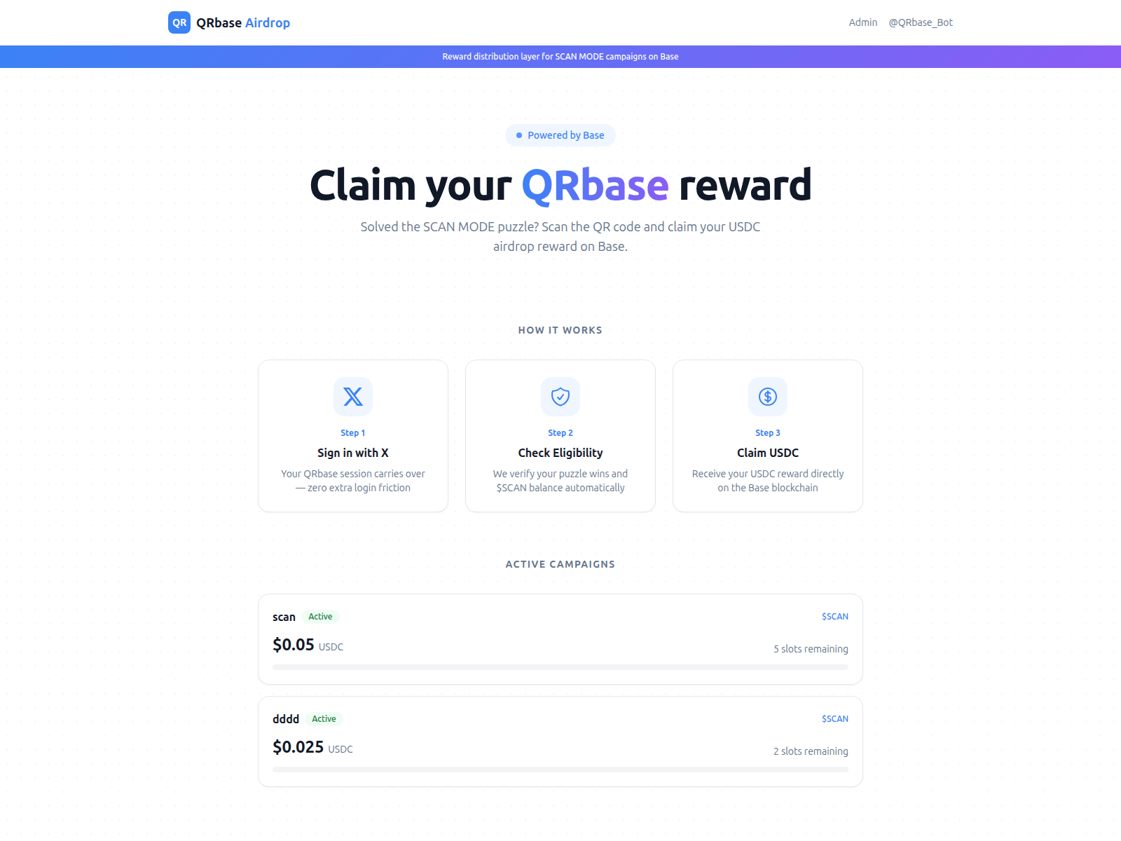 Forensic screenshot of airdrop.qrbase.xyz