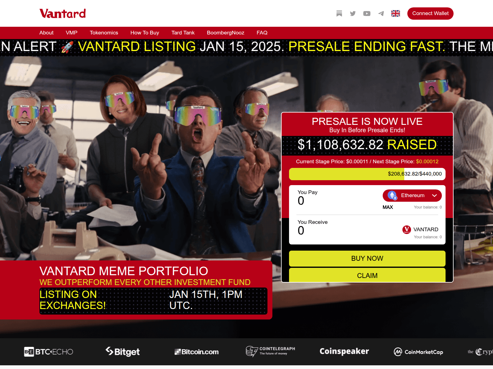 Forensic screenshot of en-vantard.pages.dev
