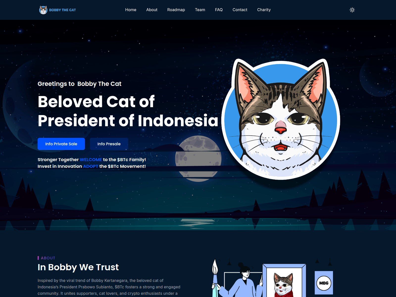 Forensic screenshot of bobbywebsite.pages.dev