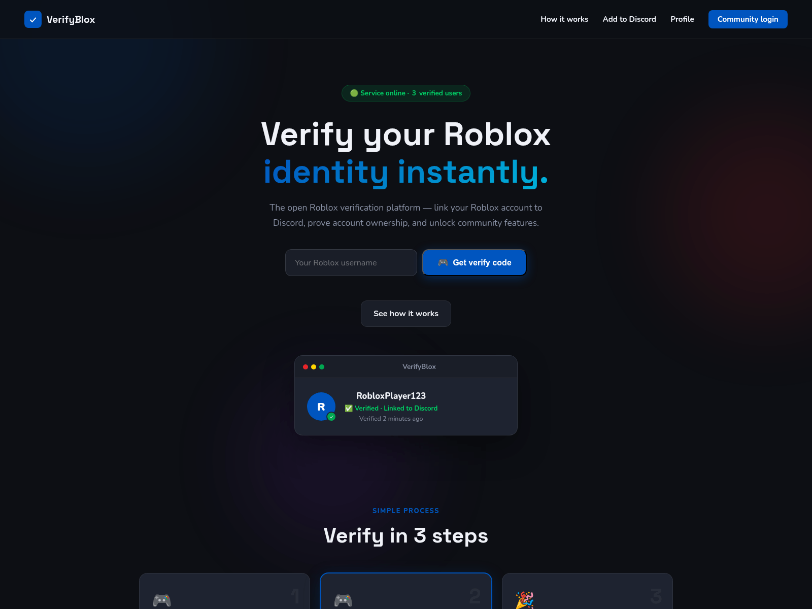 Screenshot of verifyblox.xyz