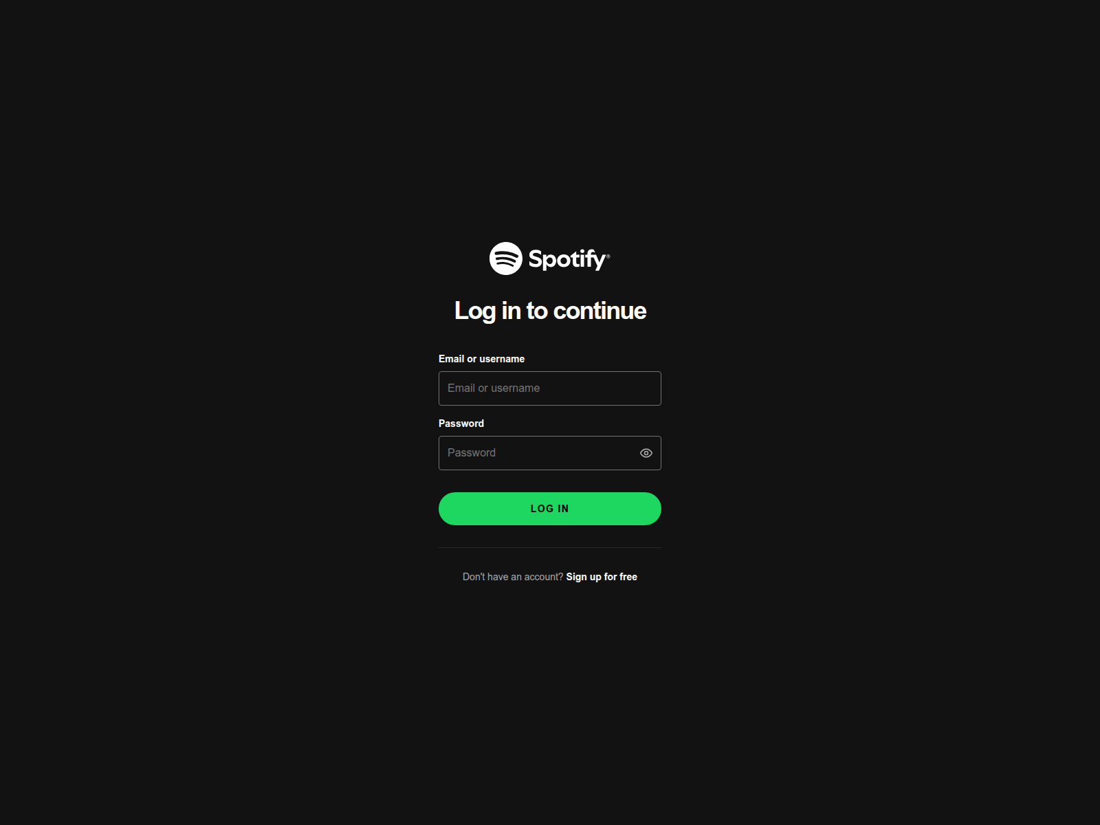 Screenshot of spotifymusico.com