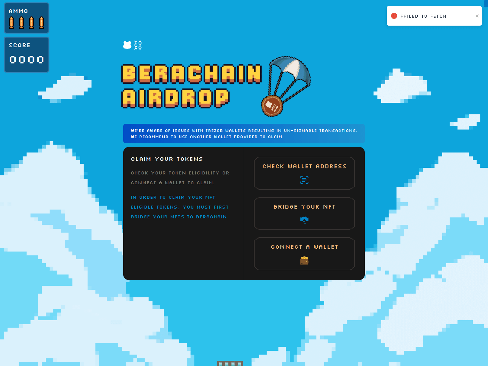 Forensic screenshot of berachain-claim--sit.34.54.95.9.nip.io