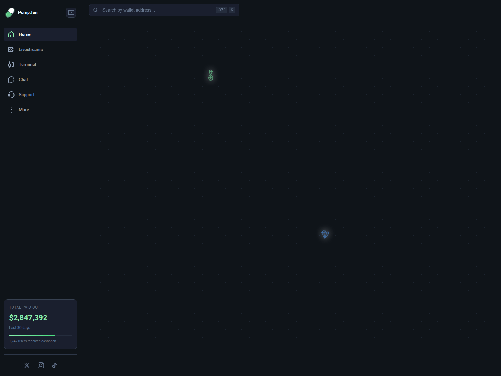 Screenshot of pumpbacks.xyz