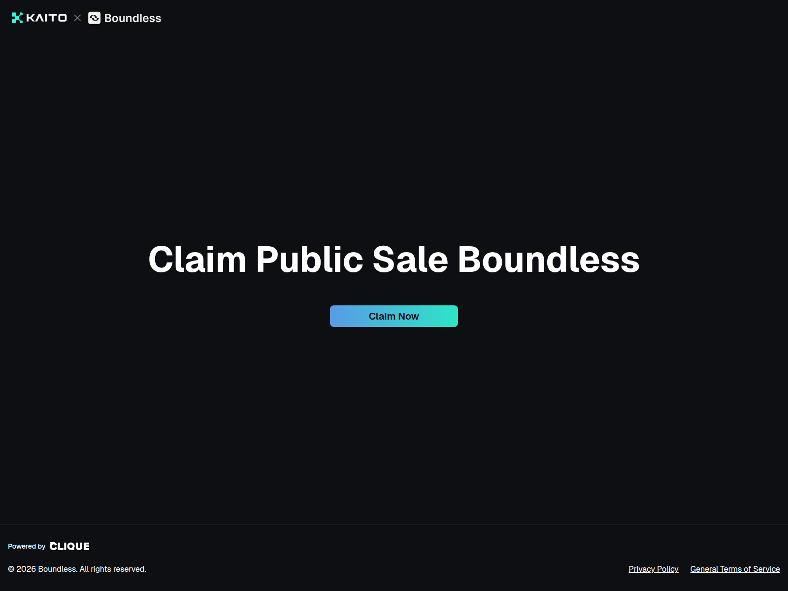 Screenshot of boundless.launchpad-kaito.lat