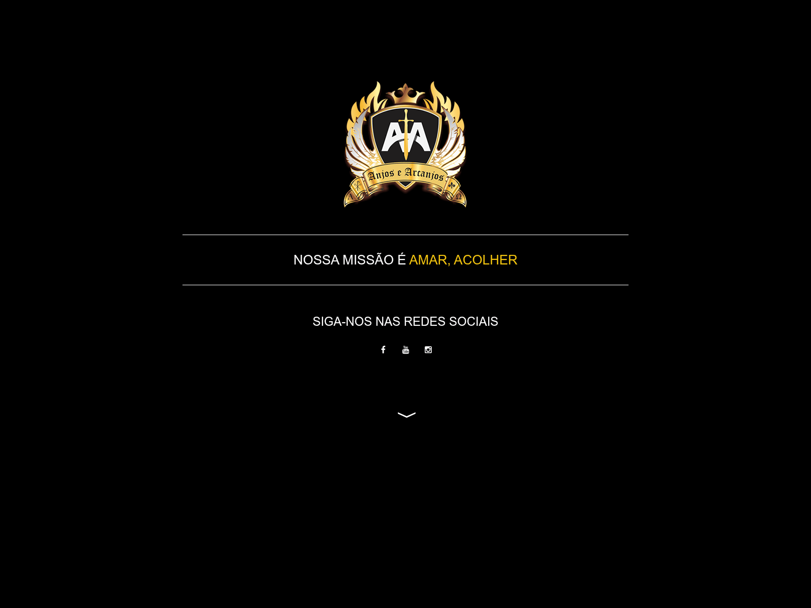 Screenshot of anjosarcanjos.com.br