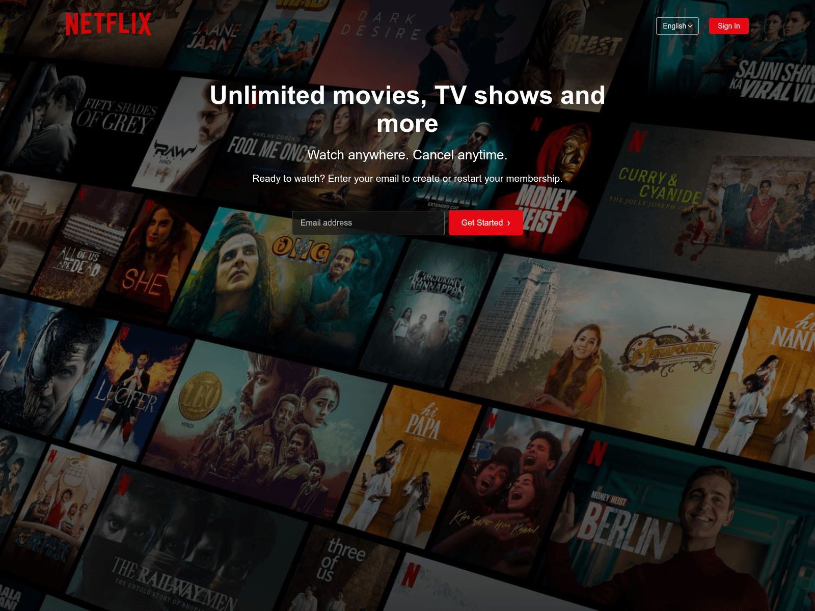 Forensic screenshot of netflix-clone-nishant.vercel.app