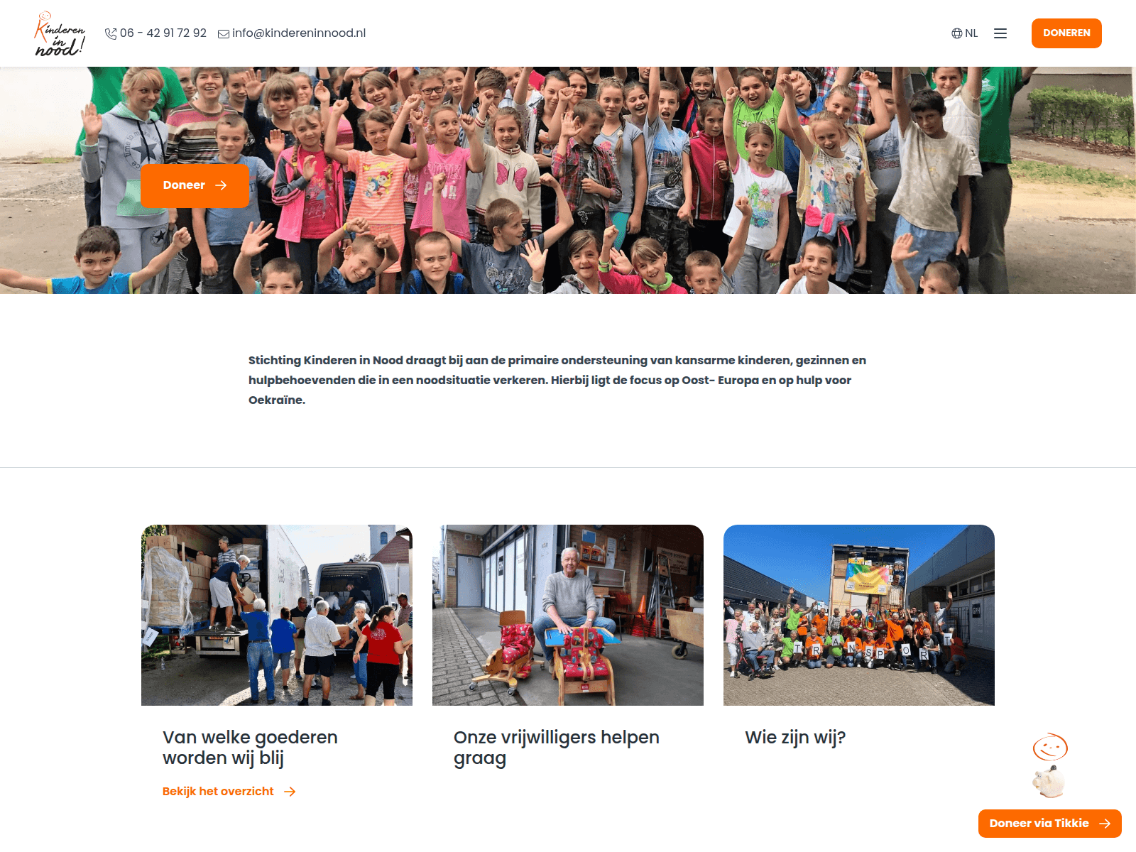 Forensic screenshot of kindereninnood.nl