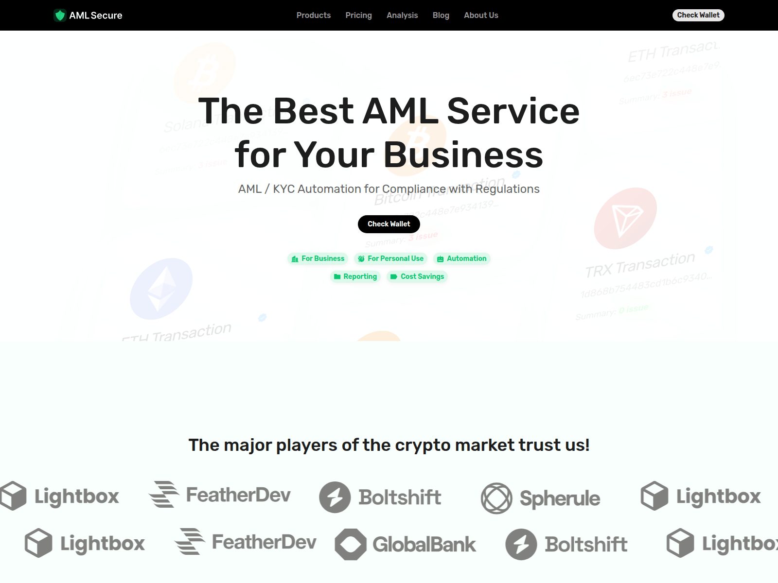 Forensic screenshot of amlsec.click