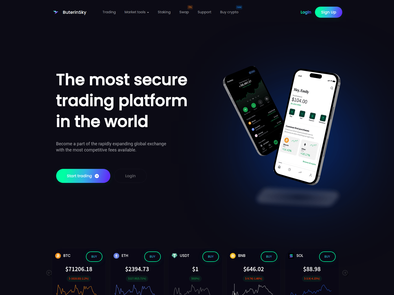 Screenshot of buterinsky.com