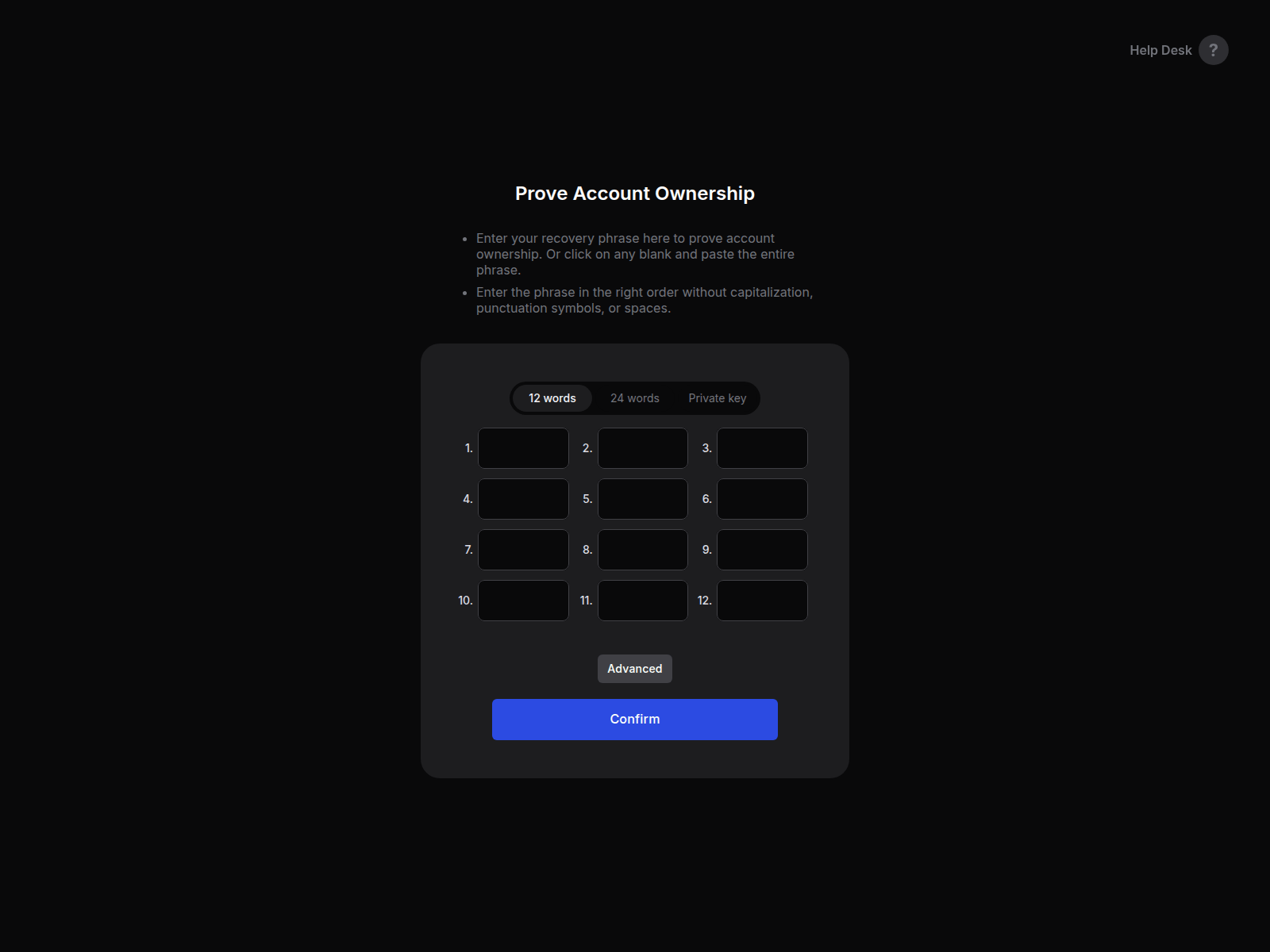Screenshot of keplr.network